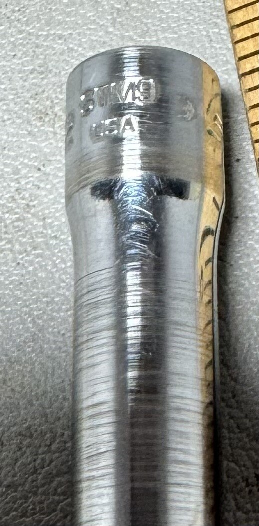 Snap-on STM-9 9/32″ 6pt 1/4″ Drive Deep Socket STM9