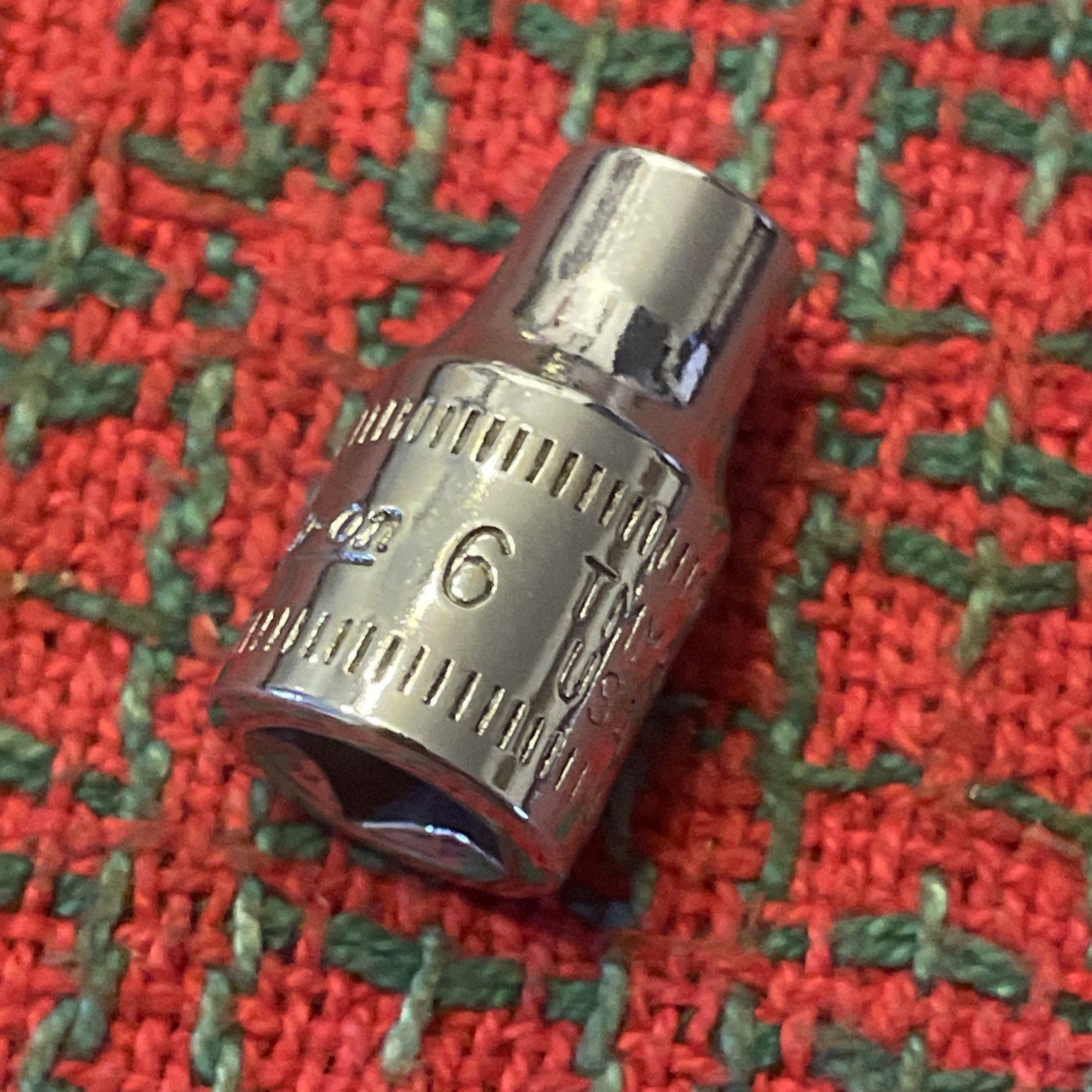 Snap On Tools TMM6 1/4″ Drive 6mm 6pt Shallow Chrome Socket 🇺🇸 Excellent!