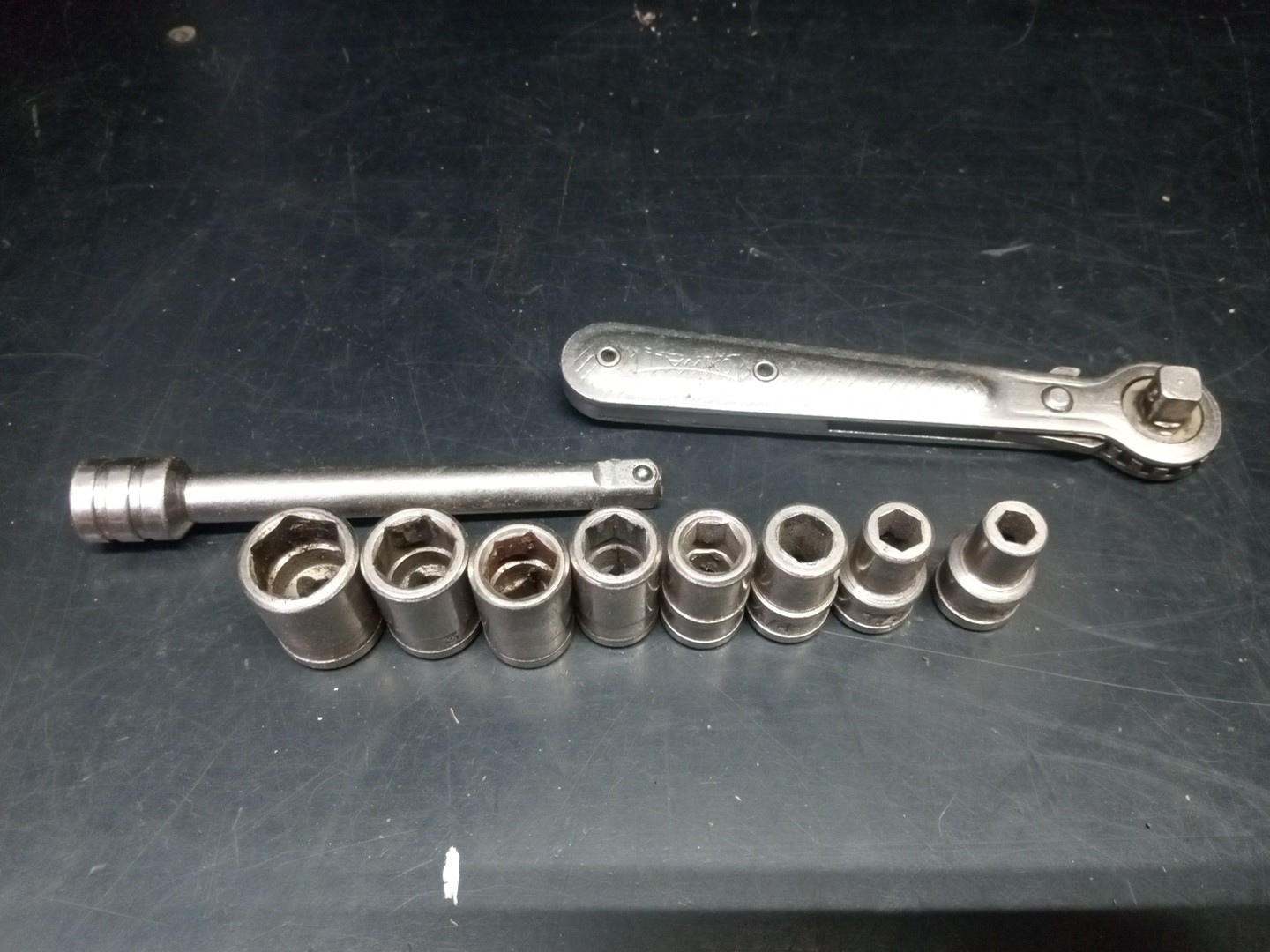 Oxwall 10 pc Socket Set 1/4″ Drive 3/16″-7/16″ (USA) Bad Ratchet Teeth