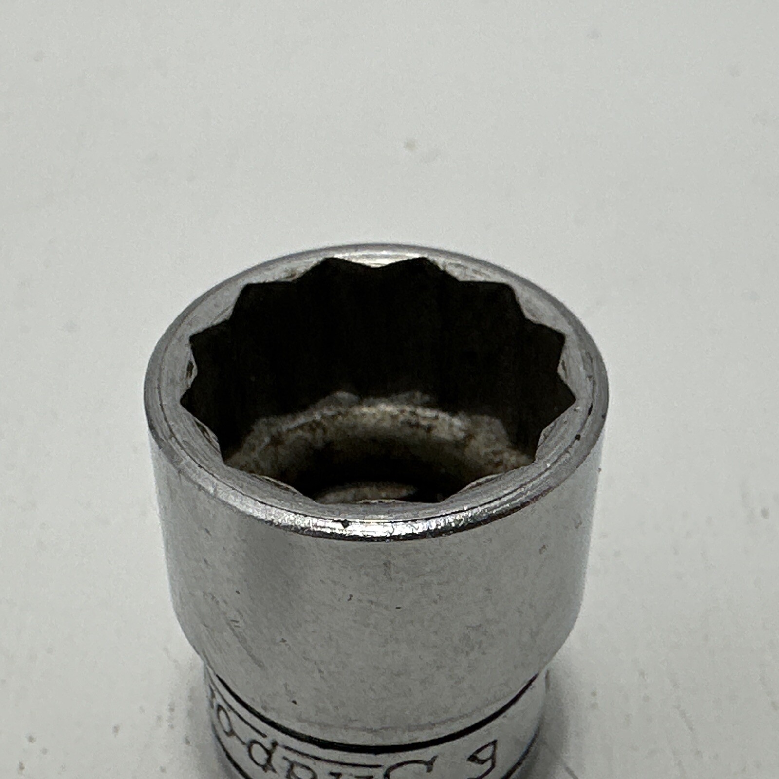Vintage Snap On F201 5/8” Shallow Socket 3/8” Drive 12 Point USA