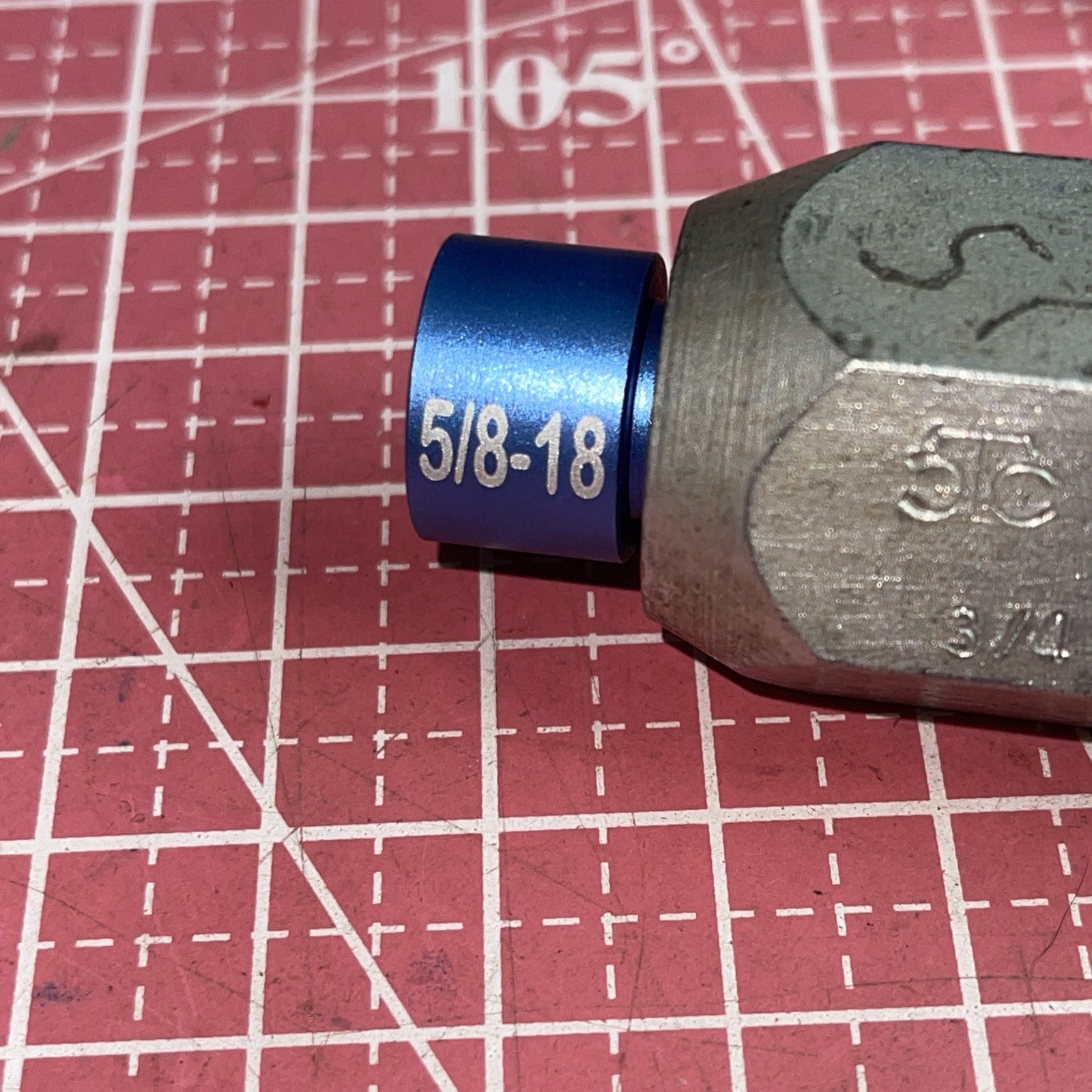 OTC USA 924 Push Pull Adapter 3/4-16 Female To 5/8-18 Female Connector Vintage