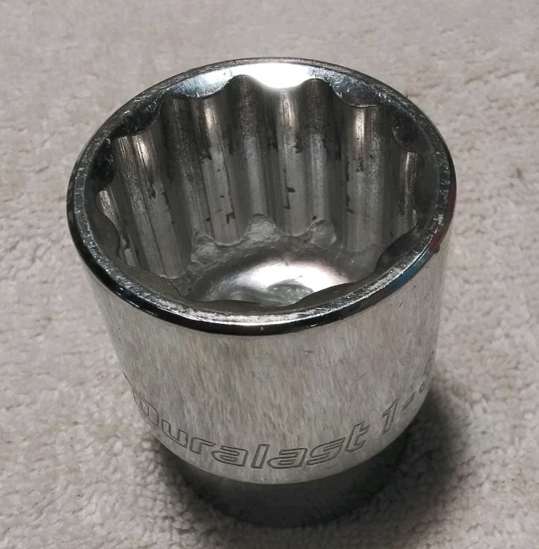 DURALAST 50-331 3/4″ DRIVE 1-3/8″ 12PT SOCKET SAE