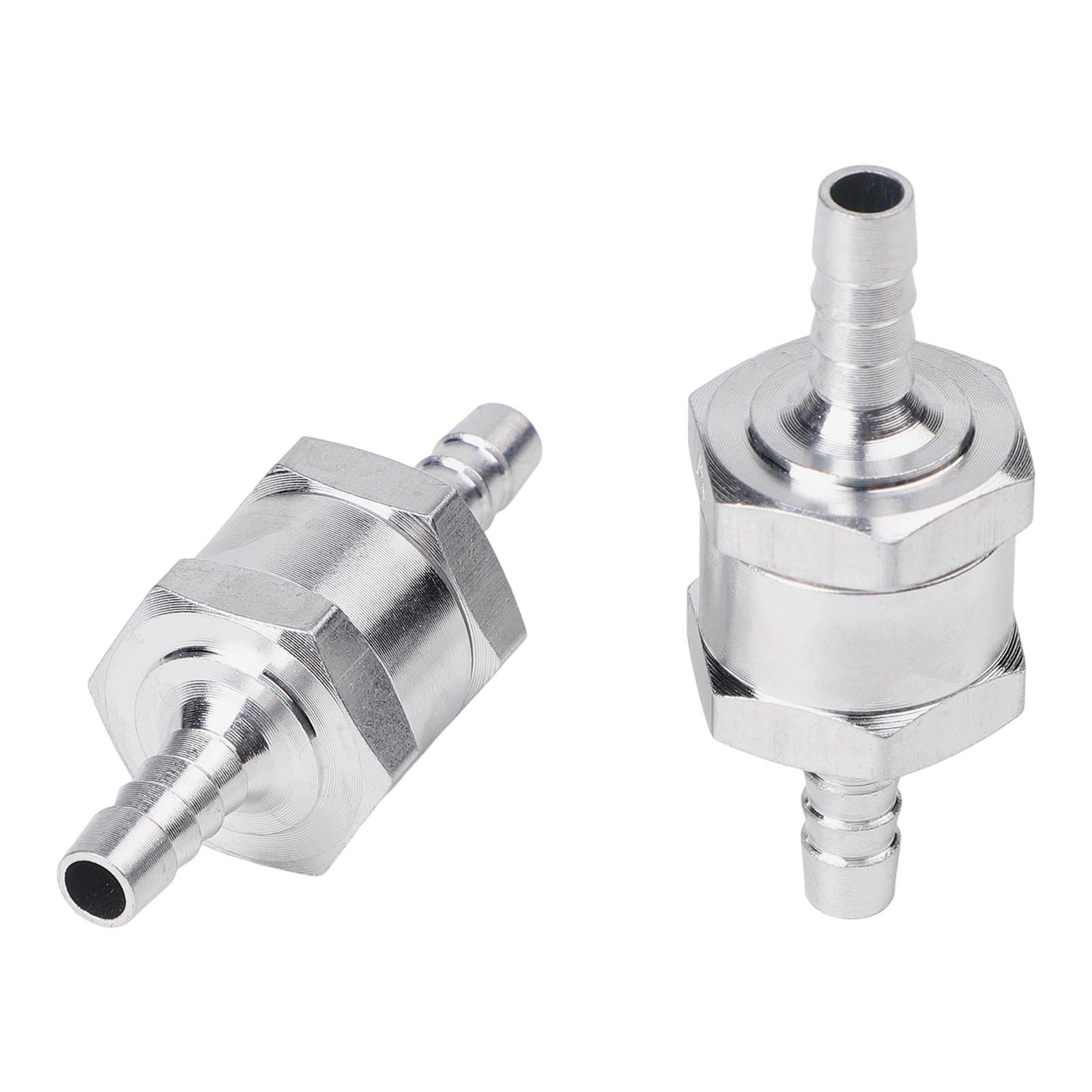 Fuel System Check Valves 2x6mm with 4 Clamps for Multiple Applications