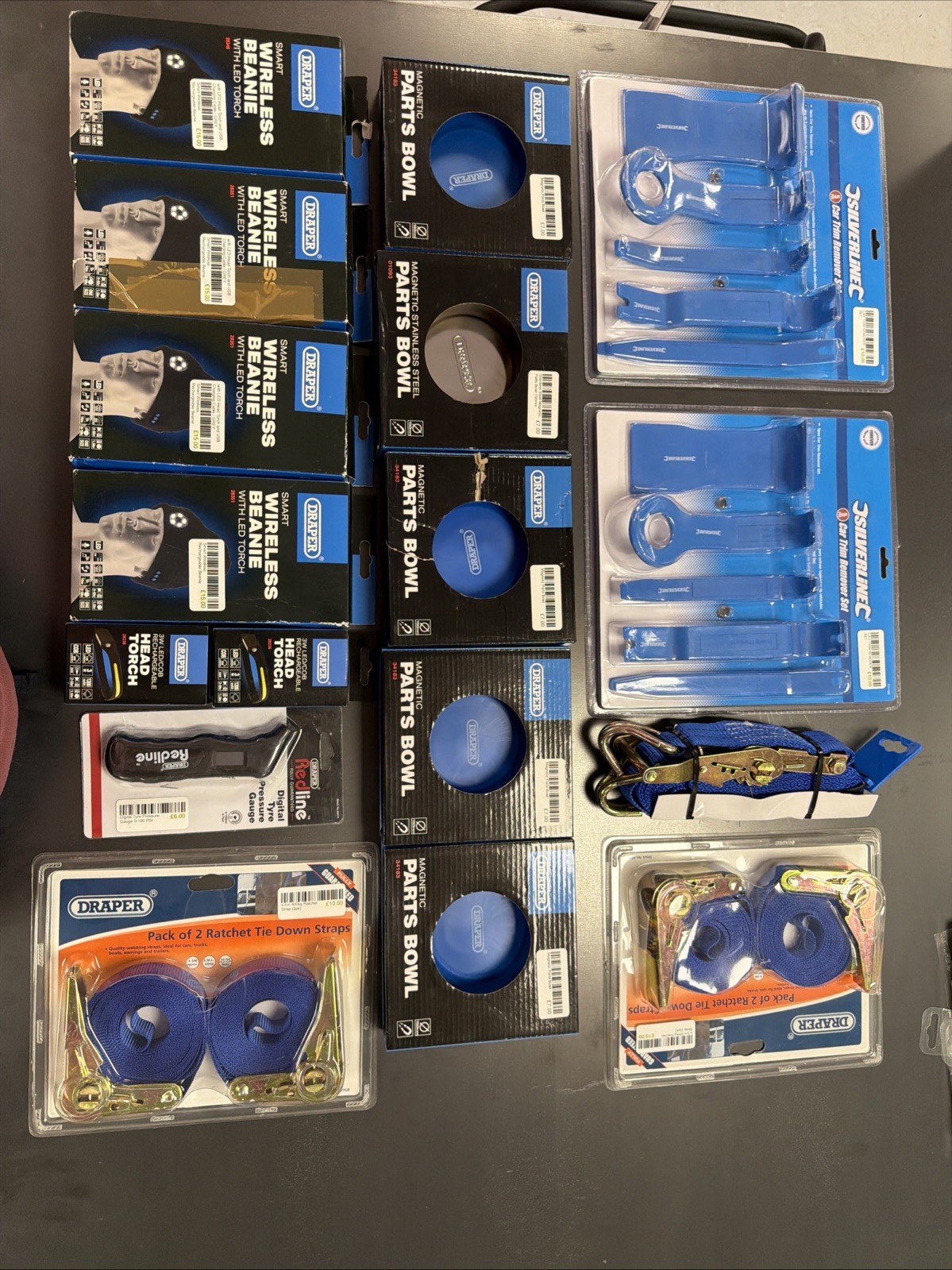 Draper & Silverline Various Products – job lot