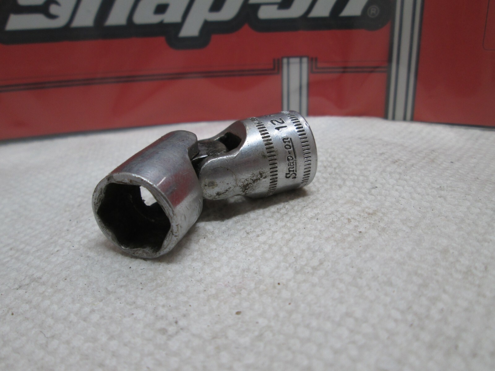 Snap-On Tools USA MPN FSUM12A 3/8 Drive 12mm Metric Shallow 6Point Swivel Socket