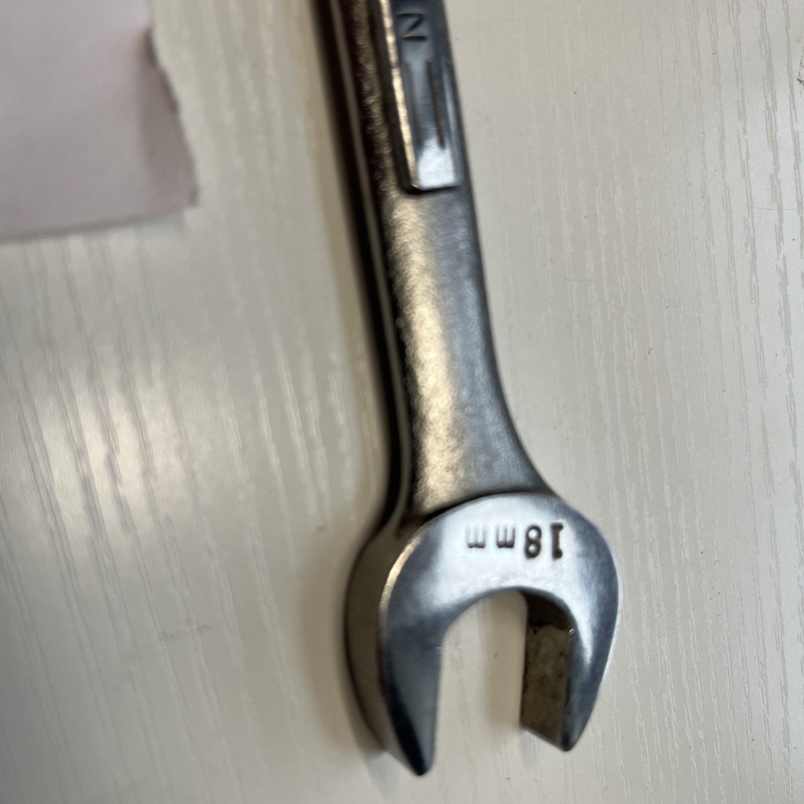 Craftsman VV-44521 Double Open End Wrench 18mm X 16mm Made In USA