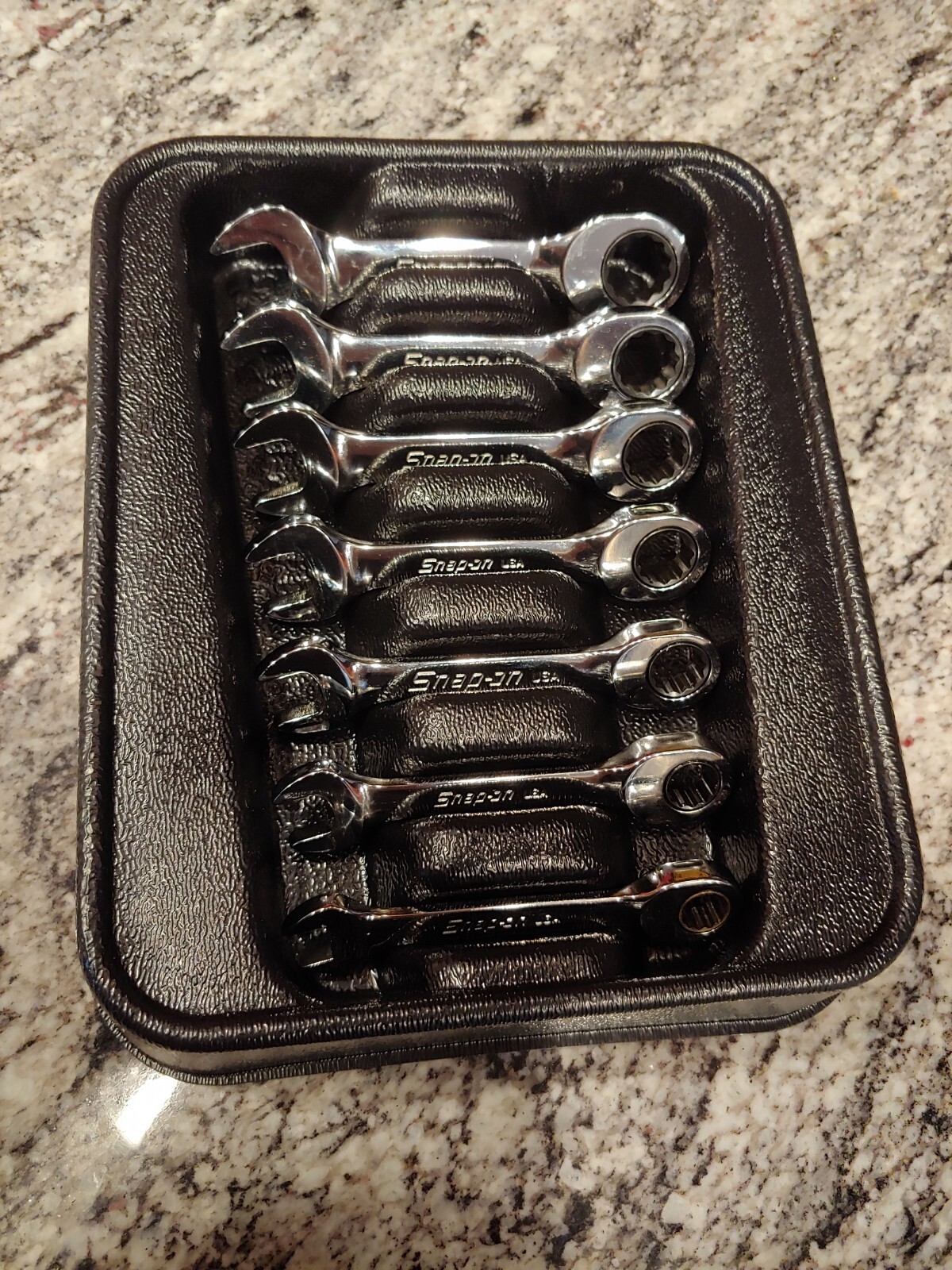 Snapon Tools 7 pc 12-Point Metric Flank Drive 0° Offset Short Ratcheting…
