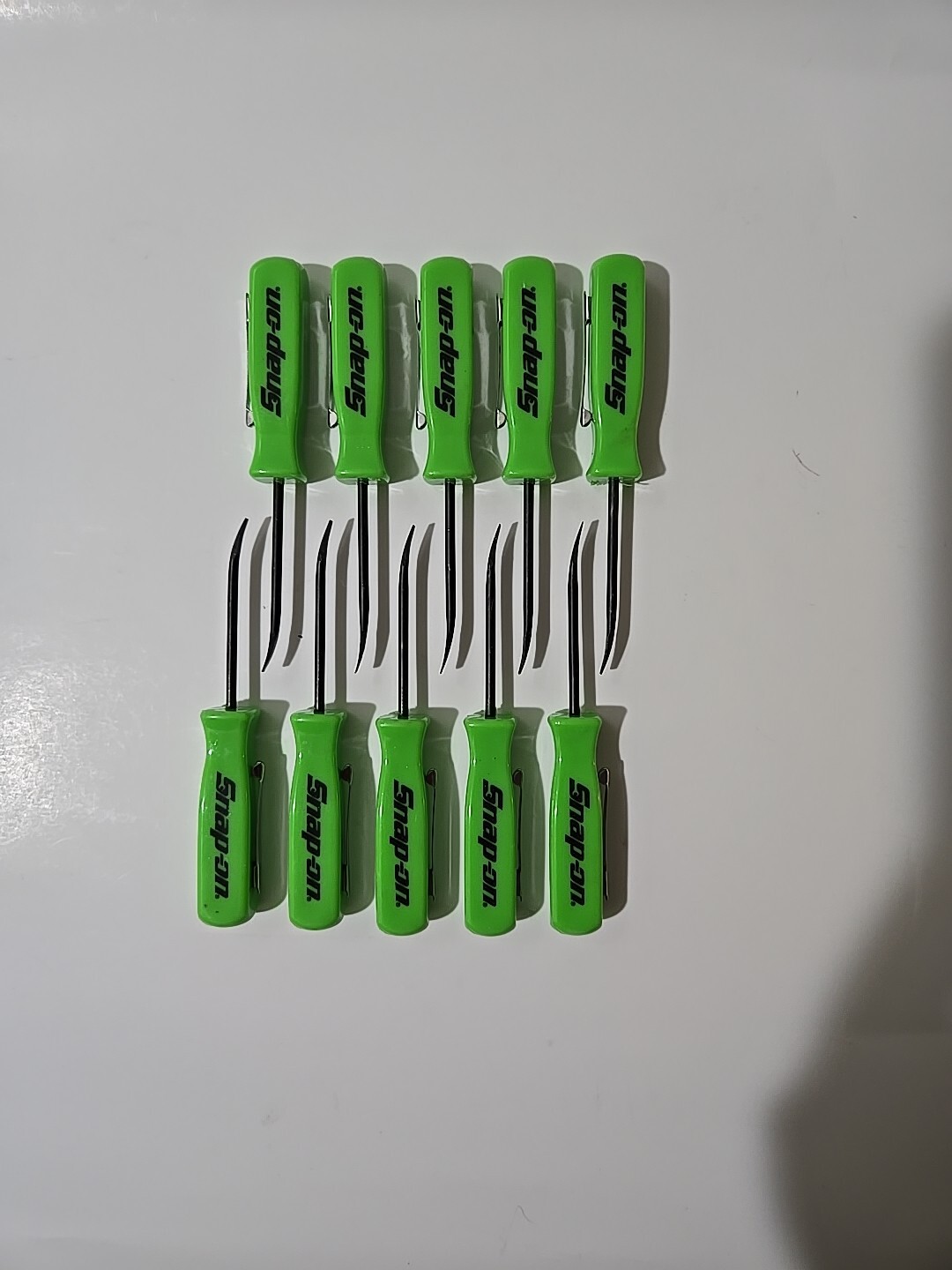 10X Green Snap on tools Promo PRY BAR screwdrivers per order pocket Clip+2 GIFTS
