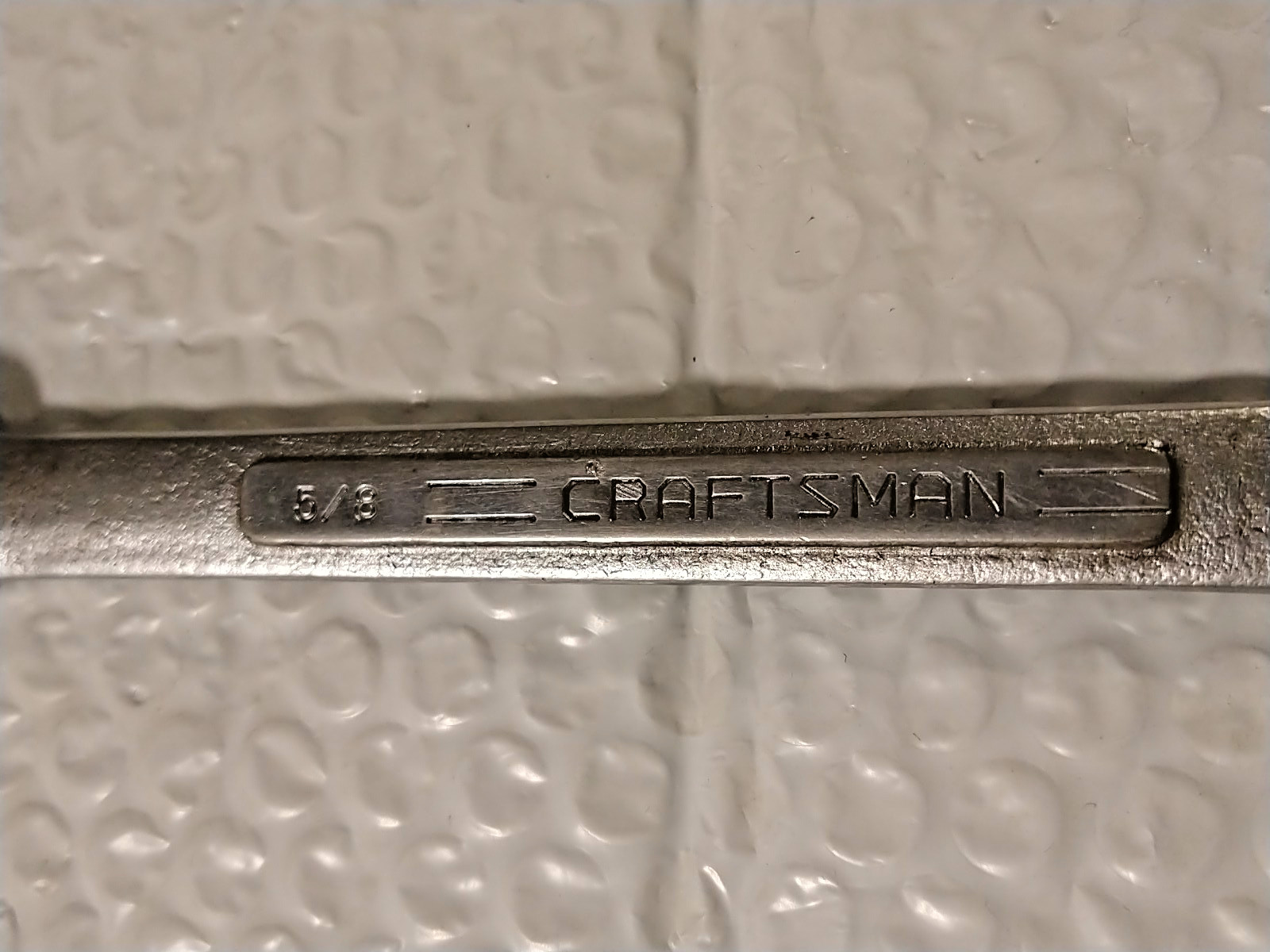 CRAFTSMAN TOOLS USA VV, 5/8″ COMBINATION WRENCH, 7.75″ LONG, 12 POINT.