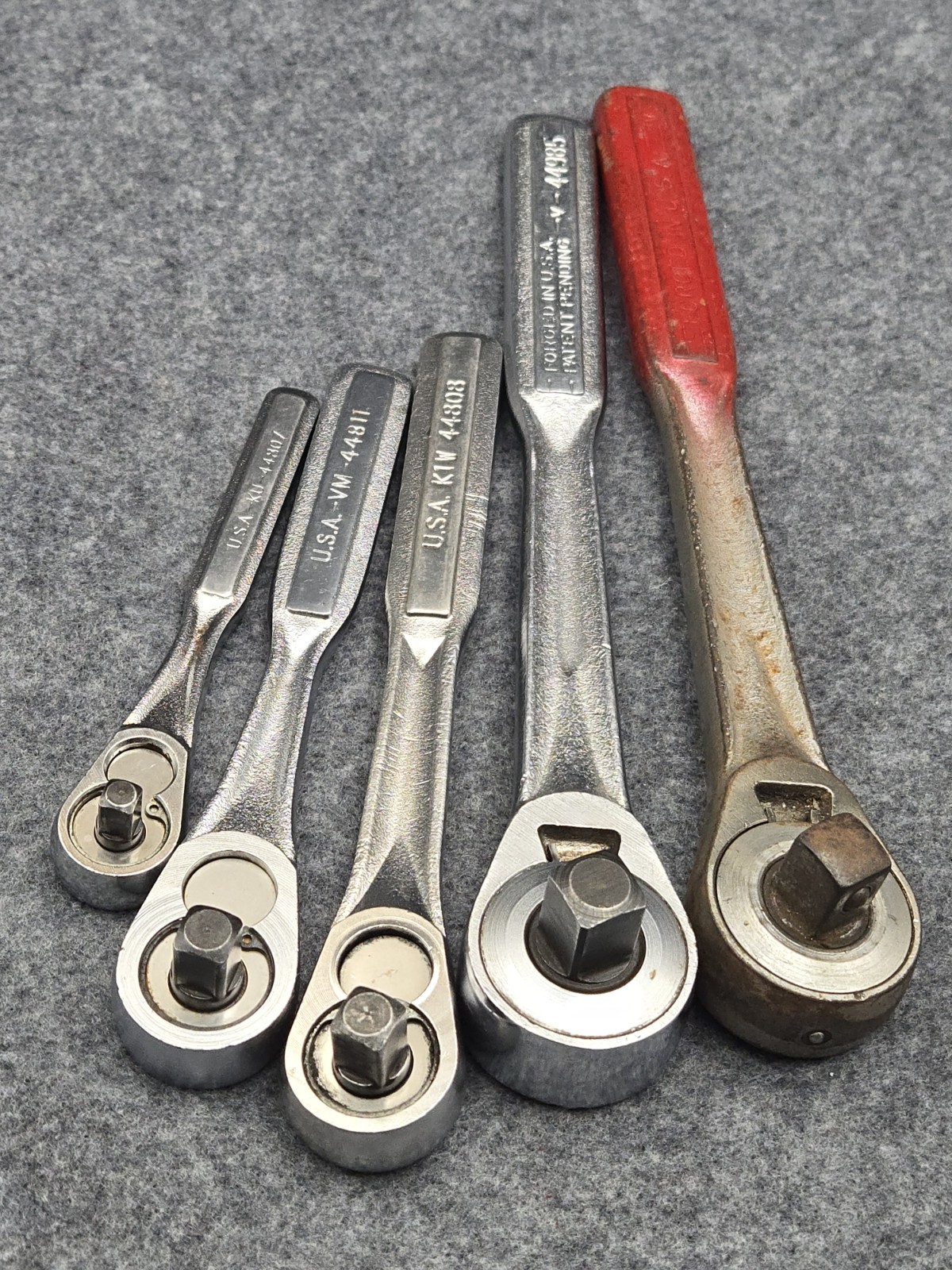 Craftsman USA Ratchets 1/4″, 3/8″, 1/2″ Drive Lot of 5