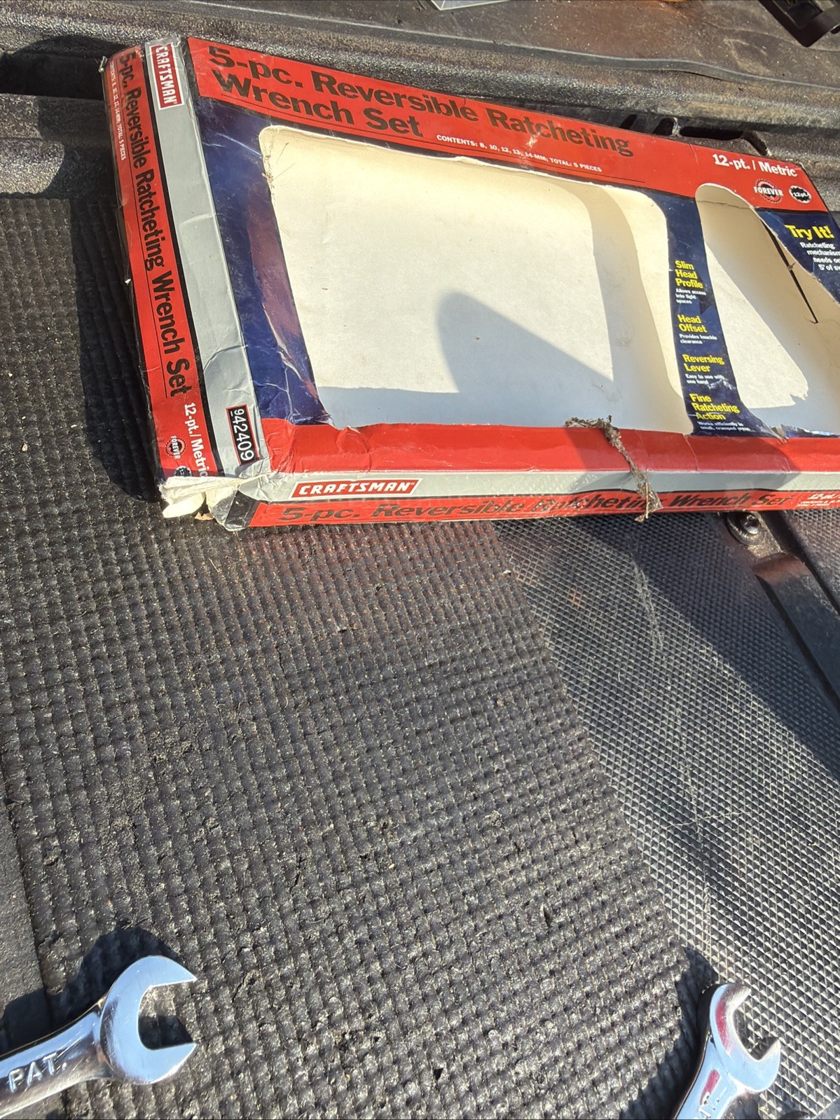 Craftsman USA Made 42423 GK-C 12mm Reversible Ratcheting Combination Wrench 12PT