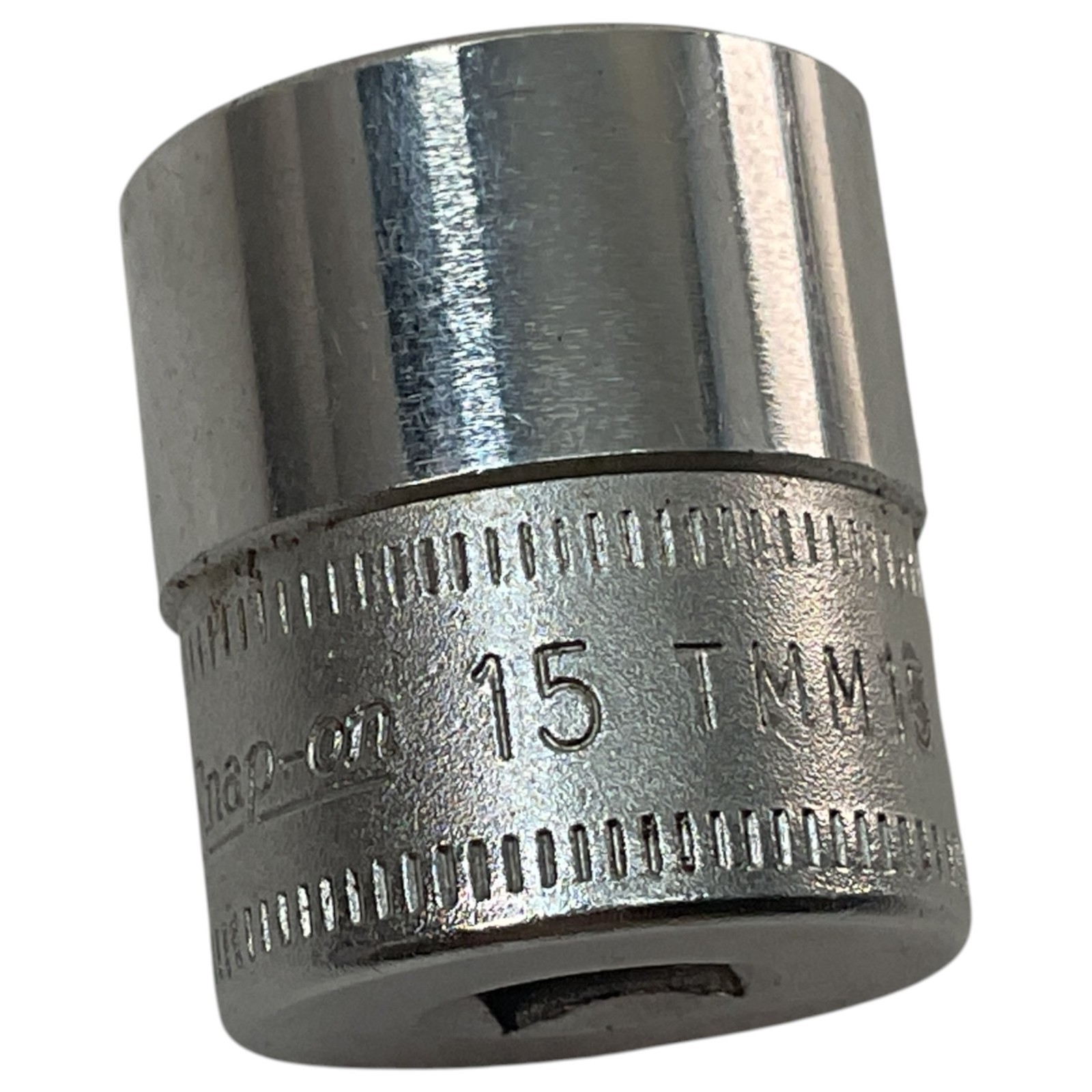Snap-on Socket 15mm 6 Point 1/4″ Drive TMM15 Sold As Pictured Mechanic Tool USA