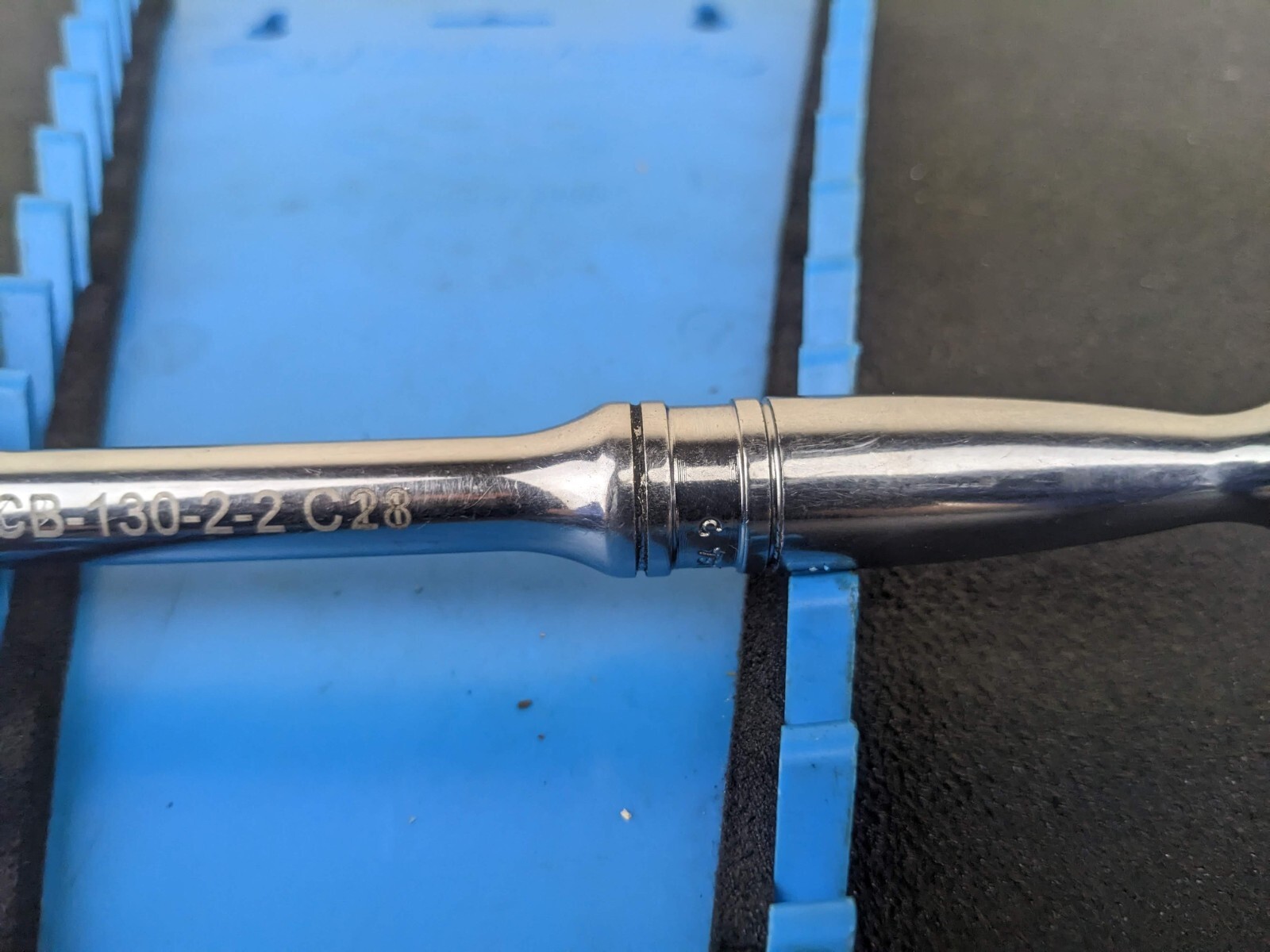 #bk307 Snap-on Tools Socket Ratchet 3/8″ Drive F80FOD F80 FOD Chrome 7″ USA