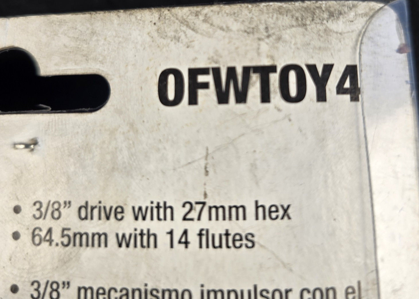 Blue-Point OFWTOY4 Toyota Lexus Oil Filter Wrench 64.5mm 14 Flute 3/8″ Drive NOS