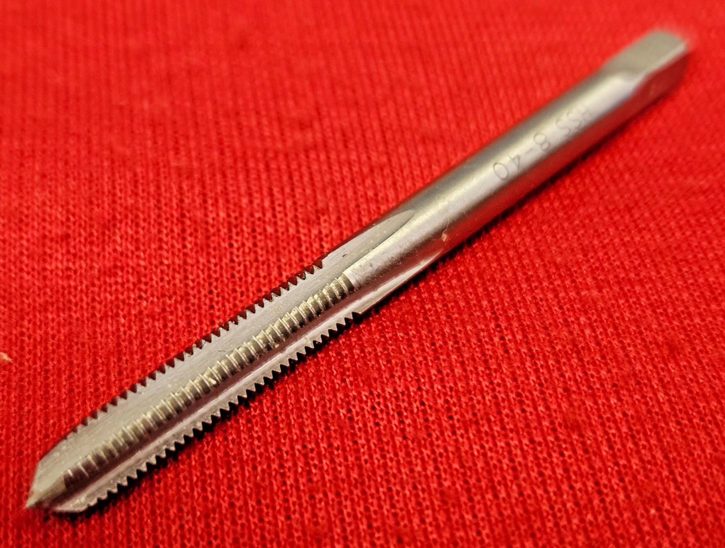 8-40 NS Plug Tap Irwin Hanson 1126 ZR 4FL Carbon Steel USA 8/40