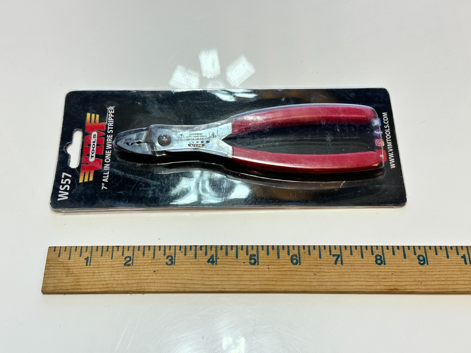 VIM 7″ 5-in-1 Auto Tech Electrical Wire Crimper Stripper Cutting Pliers, WS57