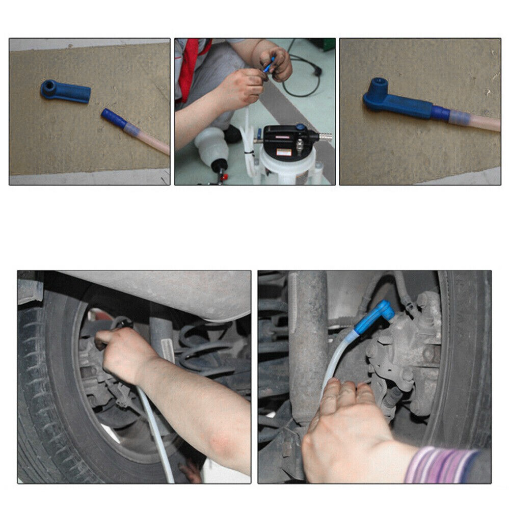5 Pcs/Set Auto Car Brake Fluid Replacement Tool Pump Oil-Bleeder Change Air Kit