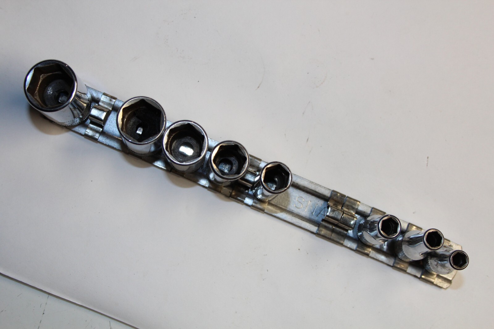 SNAP-ON TOOLS 1/4″ Drive 6-Point Metric Semi-Deep Socket SET 8pcs USA