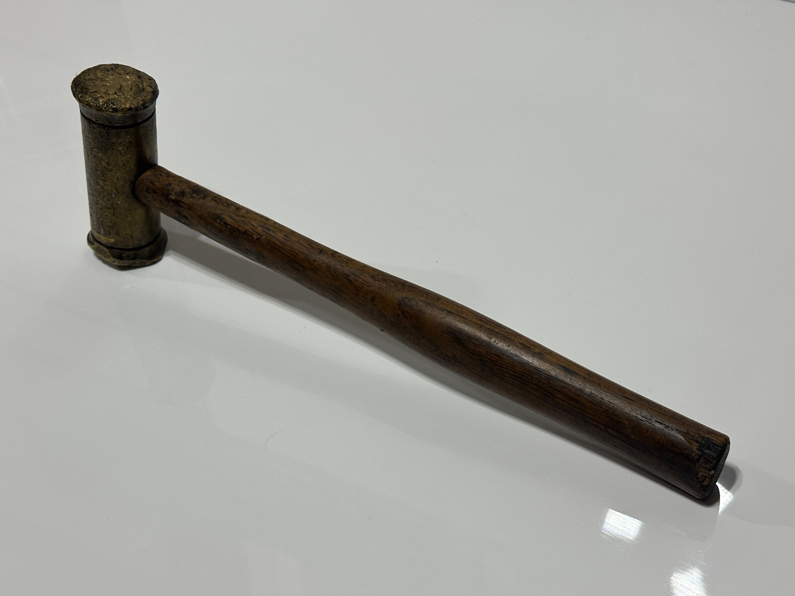 Snap-On Tools USA BH24 Brass Hammer – Double Sided – Wood Hickory Handle