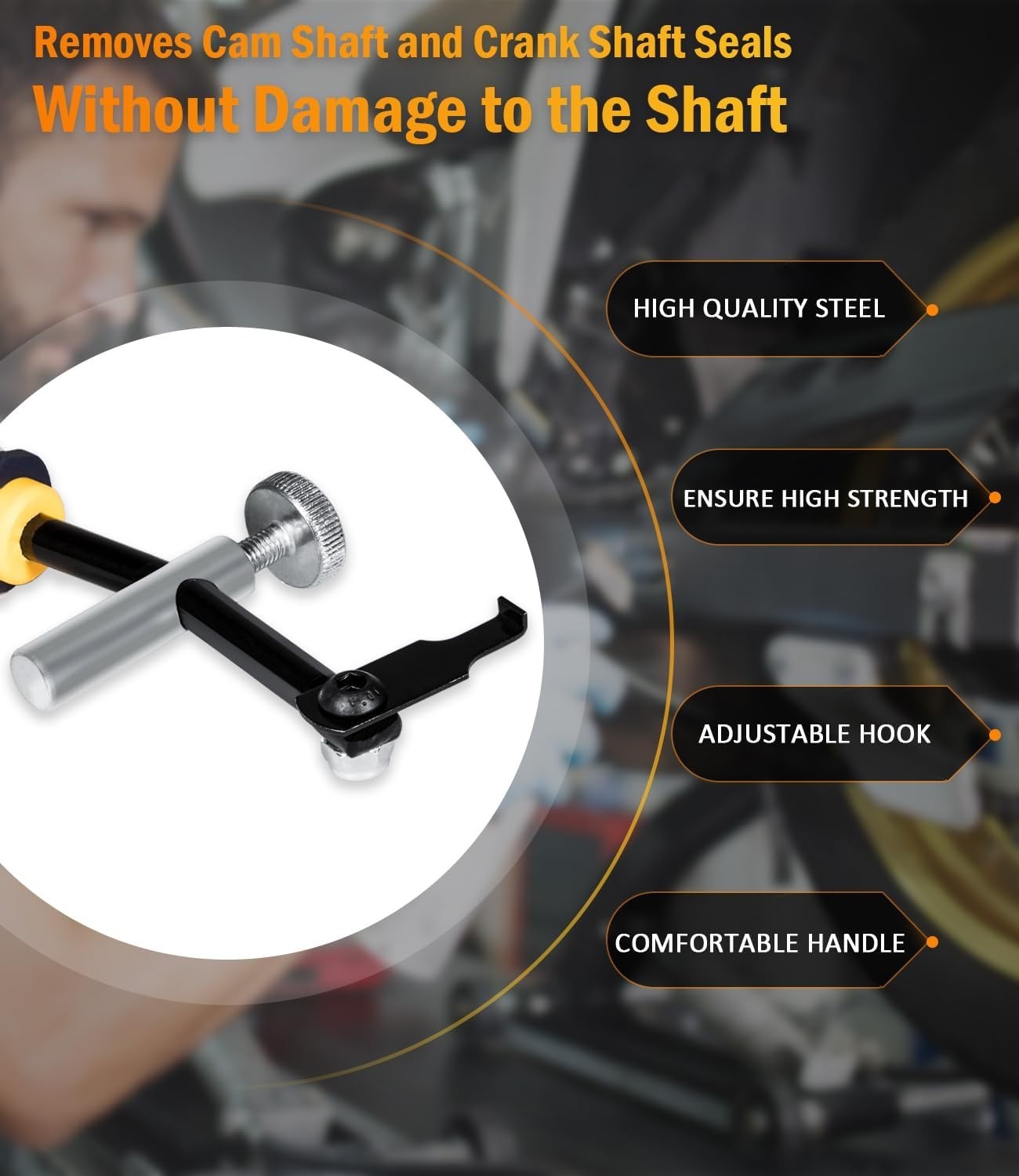 58430 Shaft Type Seal Puller Universal Seal Puller for Camshaft and Crankshaft S