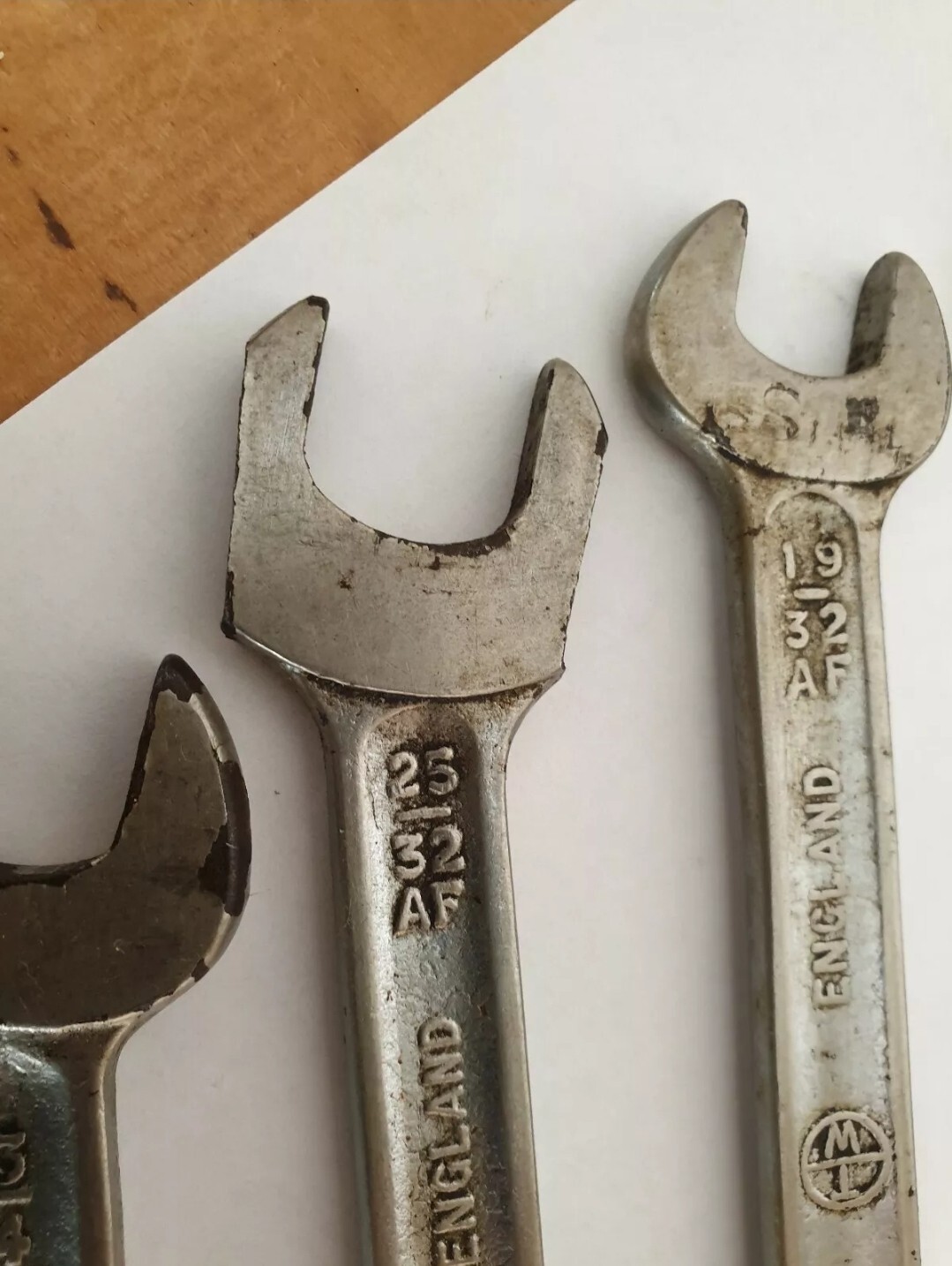 5 x AF Open end Spanners | Good used – See photos