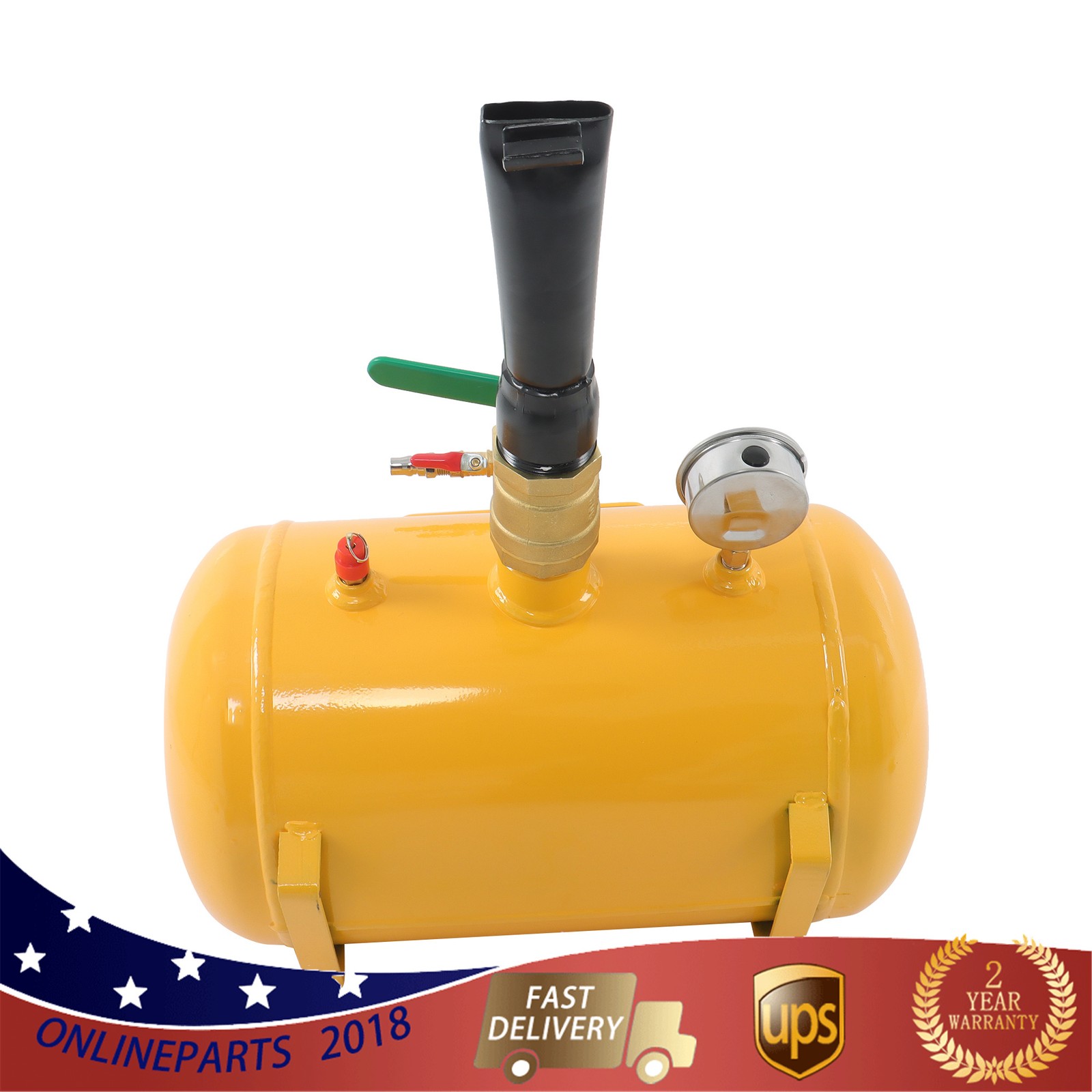 5 Gallon Heavy Duty Air Tire Bead Seater Blaster Seating Tool Carbon Steel 145