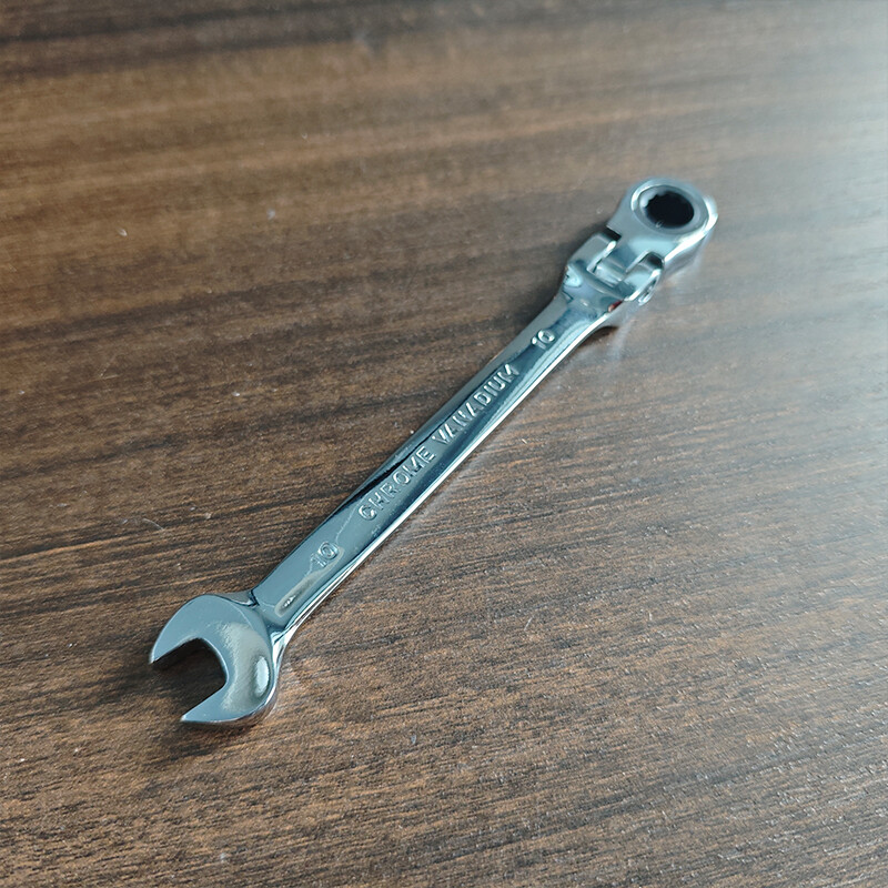 10mm Metric Flexible Head Ratcheting Wrench Spanner Tool Metric Flex Head