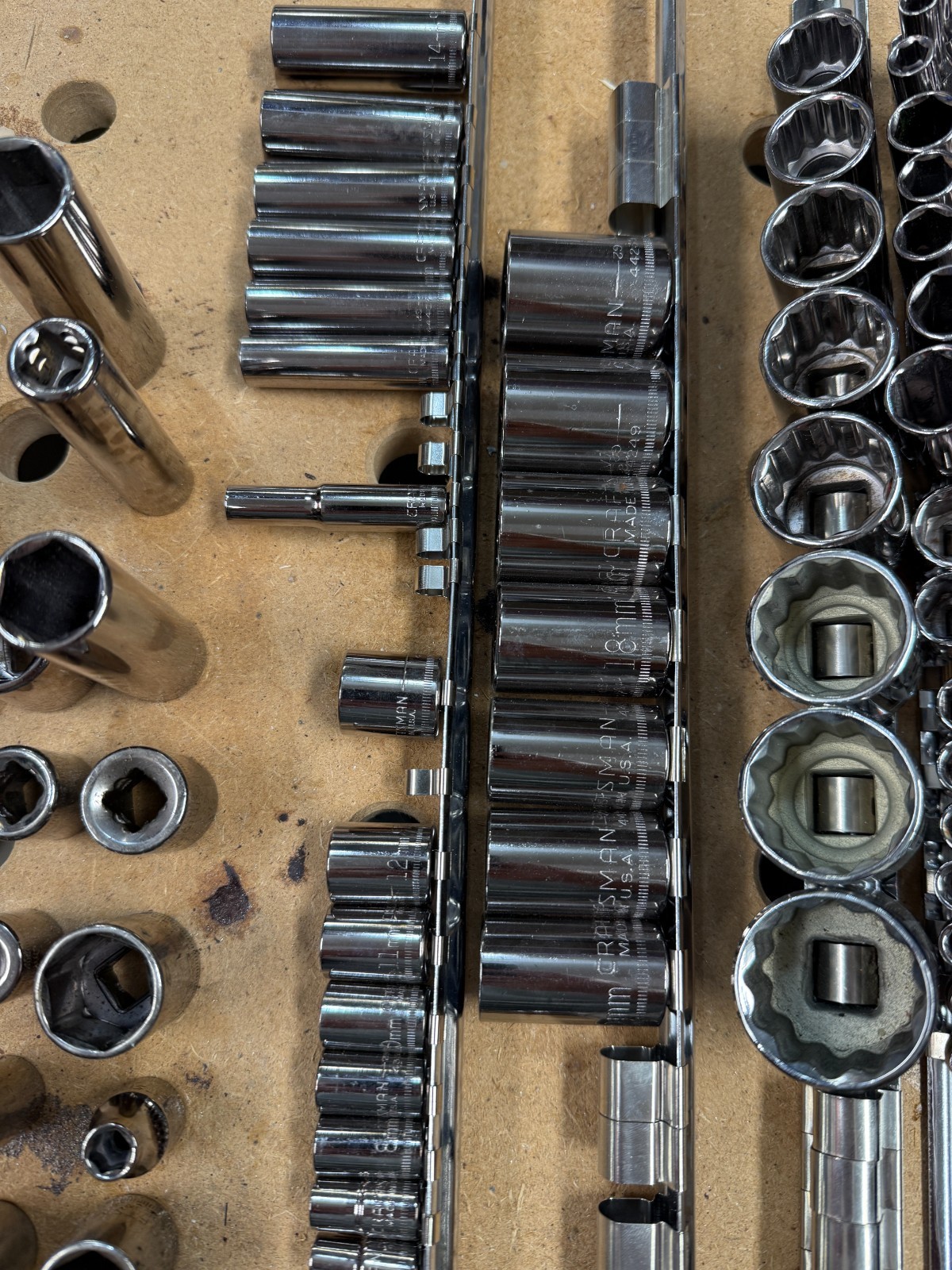 Craftsman Made in USA 122pc Set Vintage Sockets Socket Set