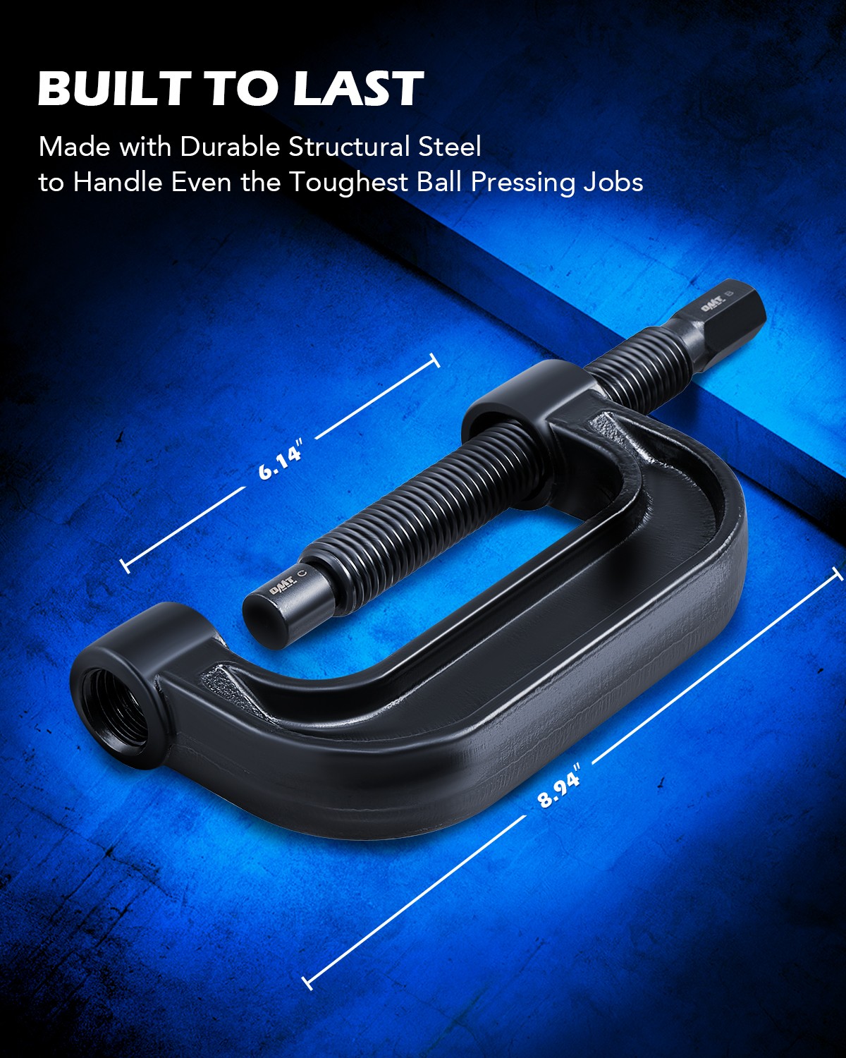 Heavy Duty 4 in 1 Ball Joint Press & U Joint Removal Tool Kit w 4×4 Adapter OMT