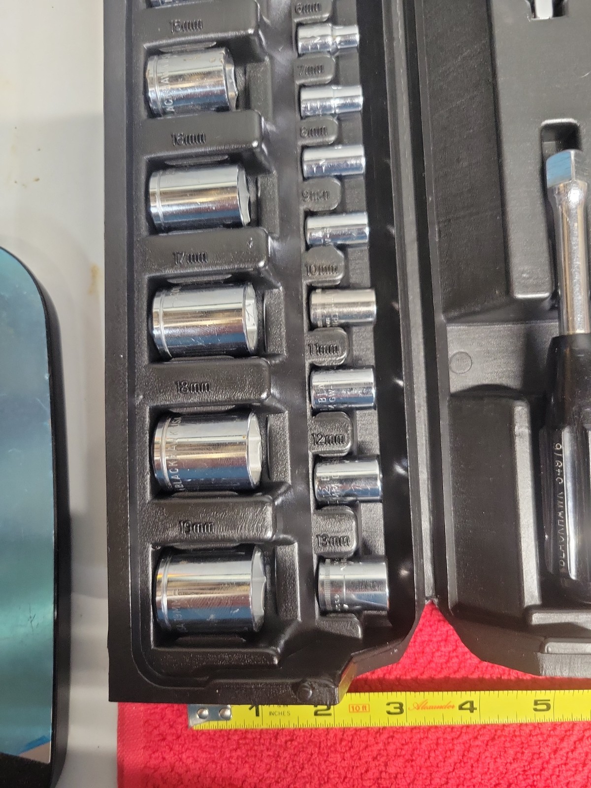 BLACKHAWK TOOLS METRIC & SAE 62 PC SOCKET SET W/CASE VTG USA 🇺🇸