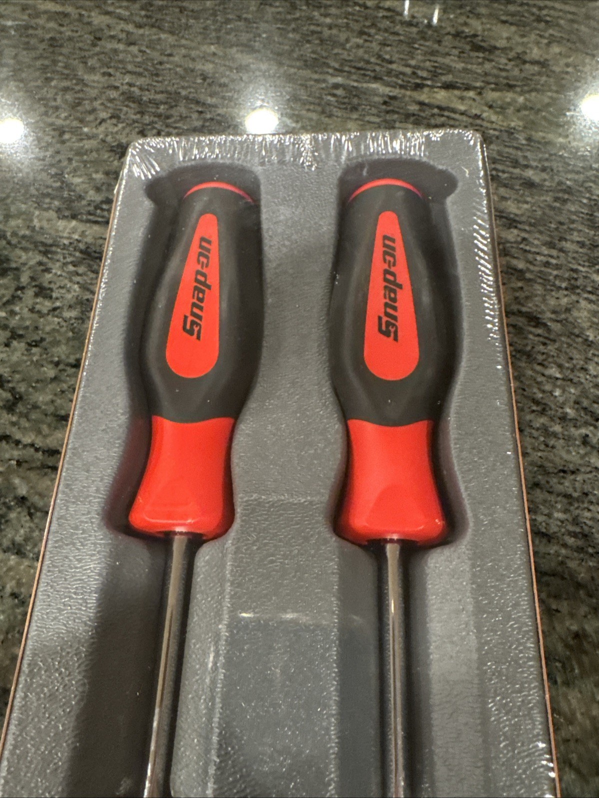 Snap-on sga102br red soft grip wide tip radiator hose pick set sealed new