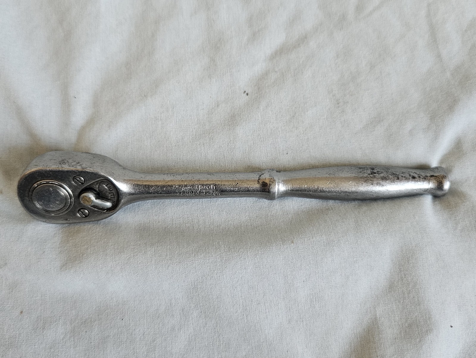 1963 Snap On F-70-N – 3/8” Drive, Chrome, Ferret, Ratchet-USA-Vintage-