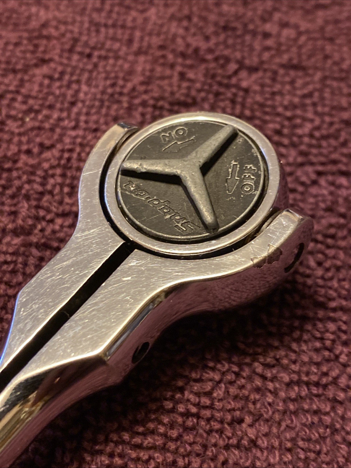 Vintage Snap-On Tools TM738 1/4″ Drive Swivel Flex Roto Head Ratchet Excellent