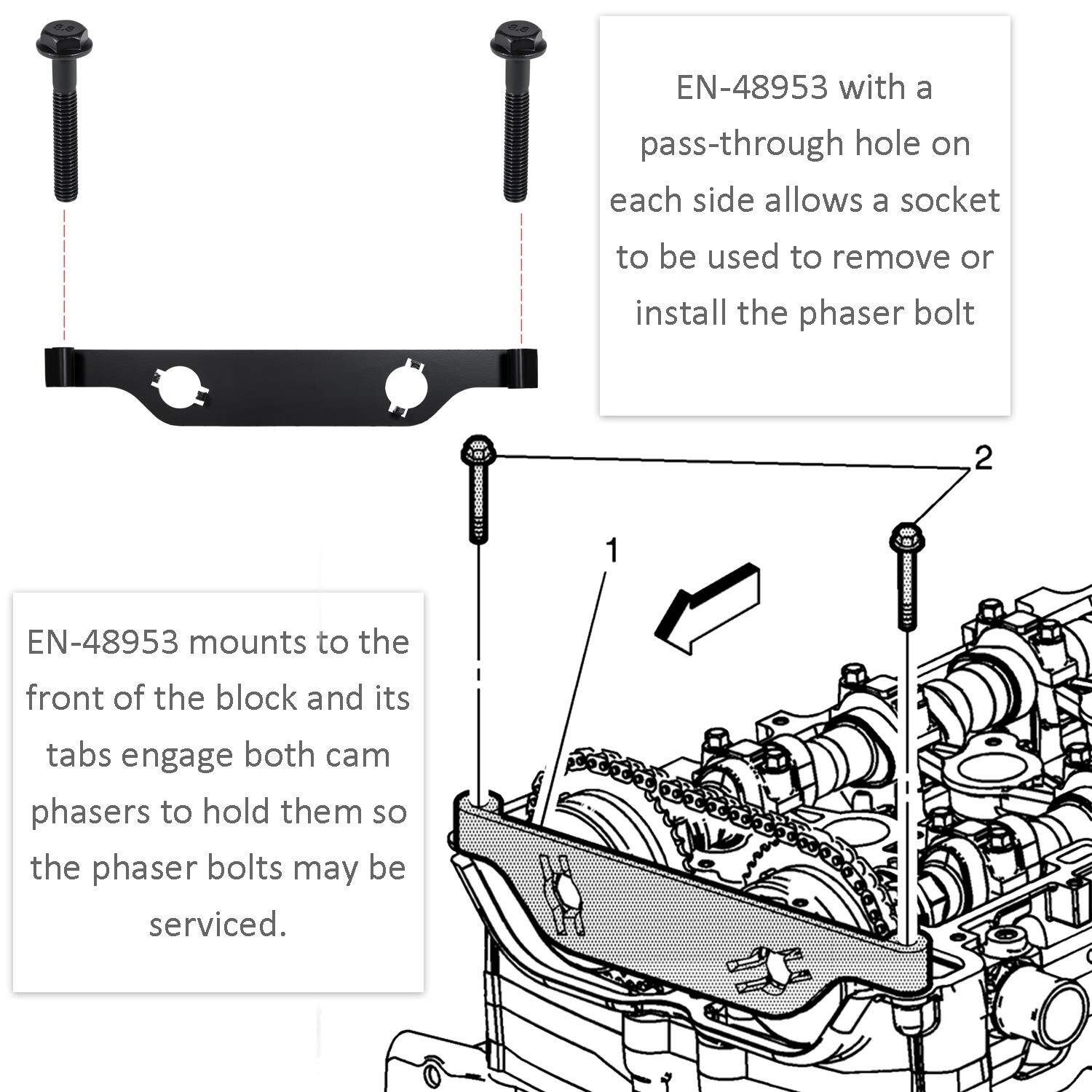 Cam Phaser Retainer Locking Tool for GMC Ecotec 2.0 2.4 Chevrolet Buick EN-48953