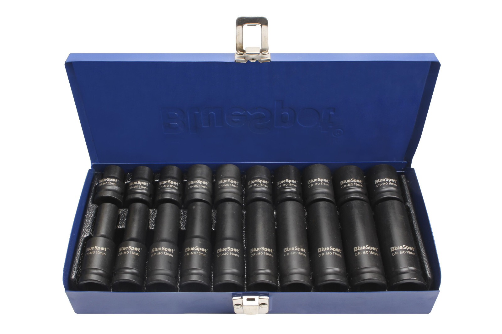 Blue Spot Tools 20 Piece 1/2 Dr Deep Standard Metric Impact Socket 10-19mm MD3