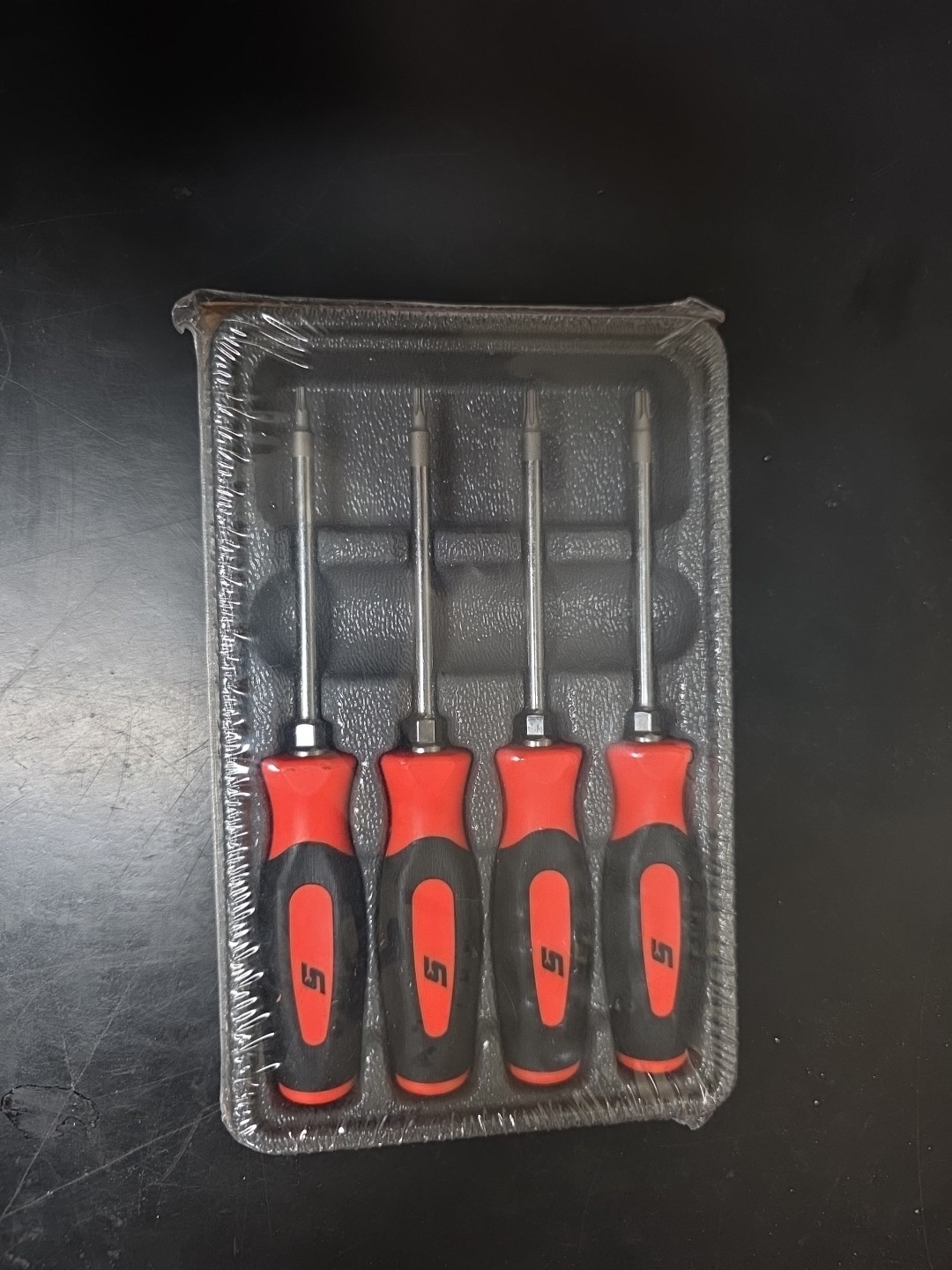 Snap On SGTX40BO Mini Tip Torx 4 Piece Set New & Sealed In Bright Orange W/ Tray