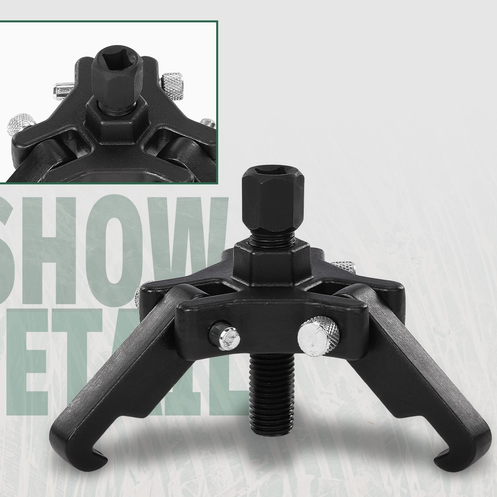 Harmonic Balancer Puller Set Upgraded 3-Jaw Pulley Puller with Holding Tool
