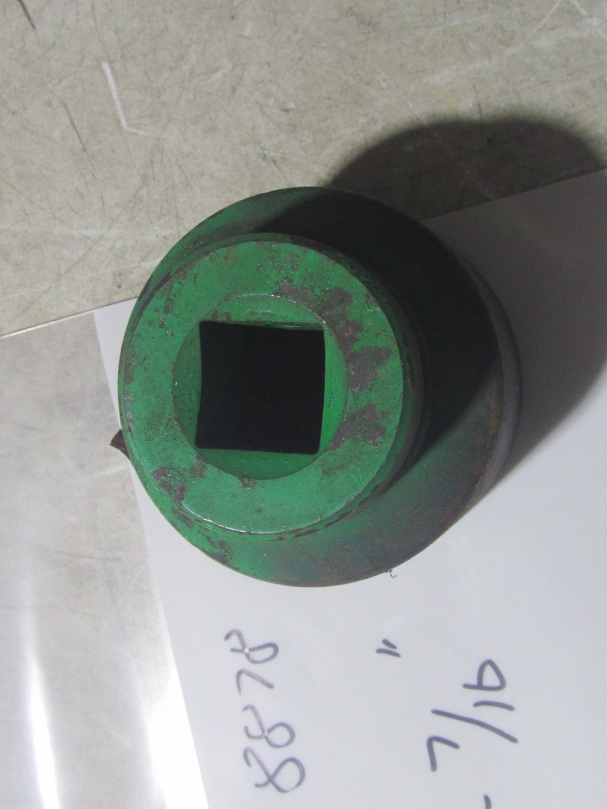 USED Wright Tool 2-7/16”, 1” Drive 6-Point Impact Socket 8878 Black Oxide