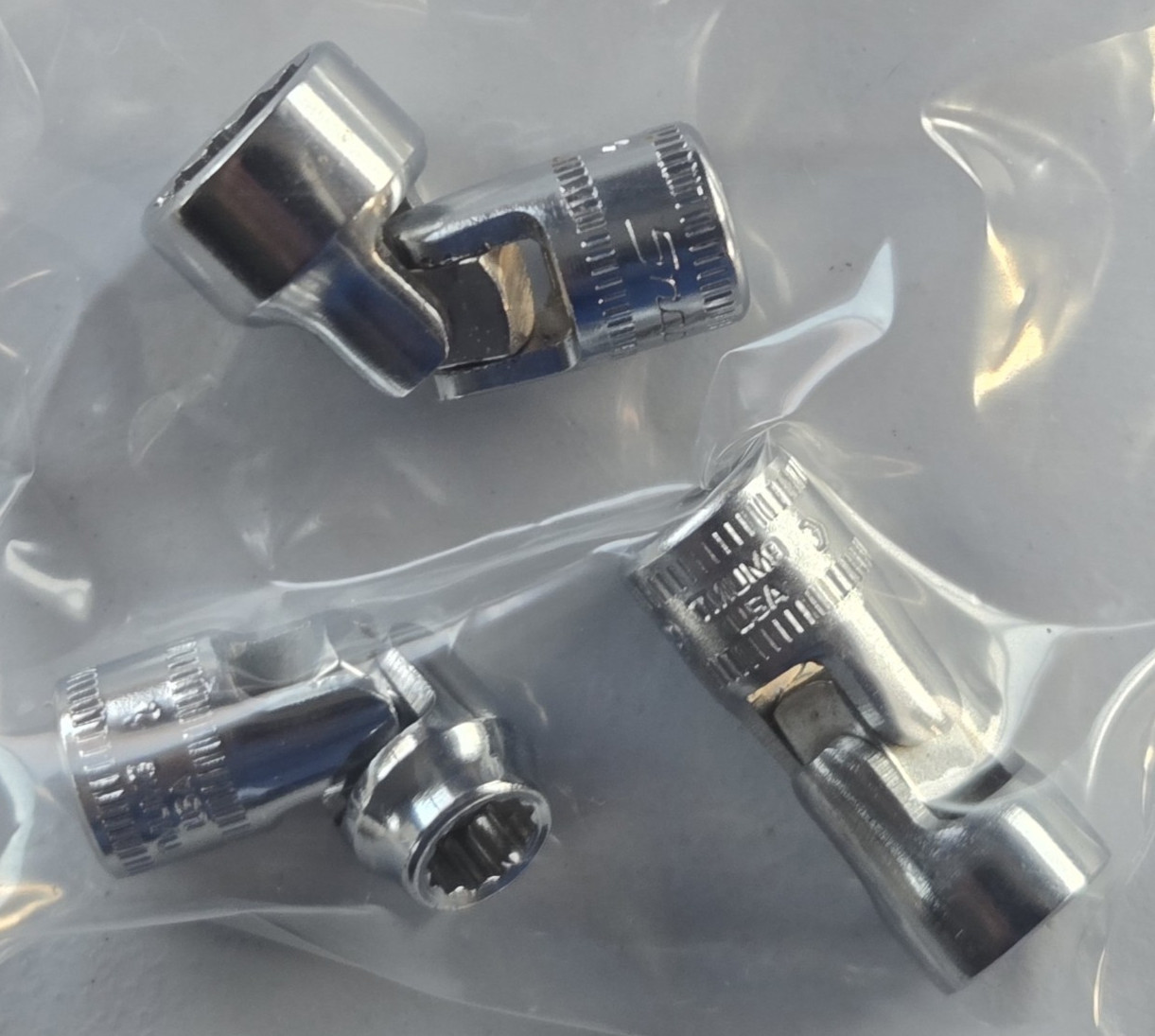 Snap-On 1/4″ Drive 6, 9 & 11 mm Swivel, 3 Piece Socket Set
