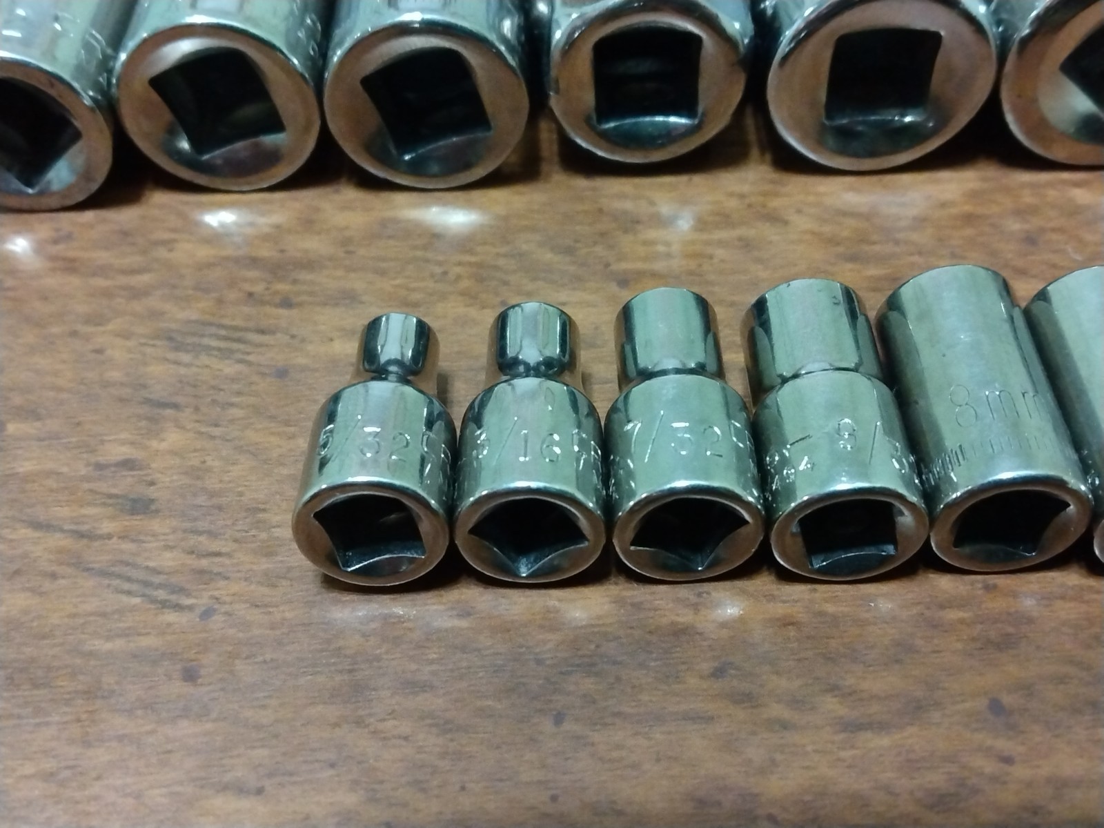 Craftsman Lot of 15 Sockets Marked «G» Various Sizes