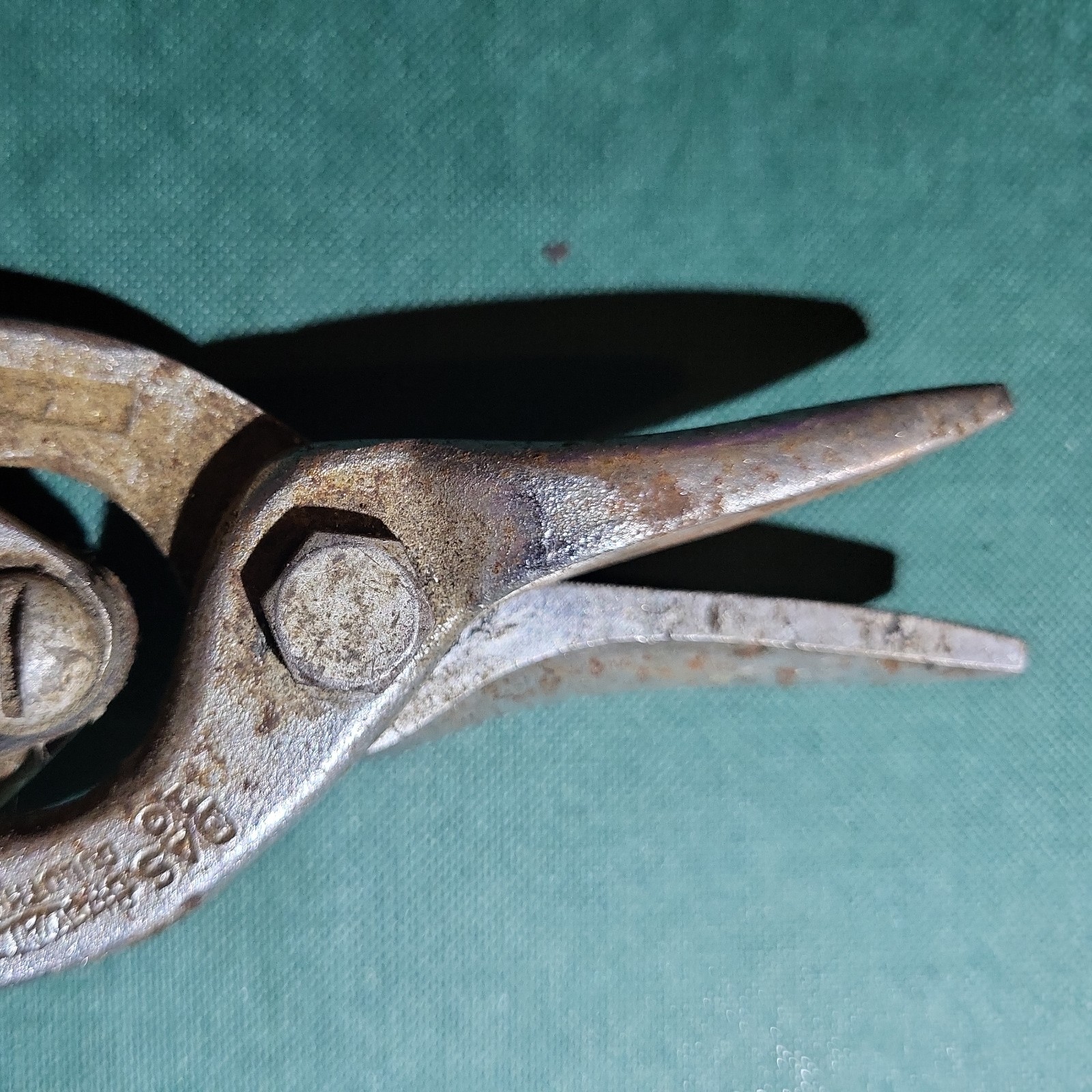Diamalloy DAS10 Straight Cut Sheet Metal Scissors Snips VINTAGE USA Duluth Minn