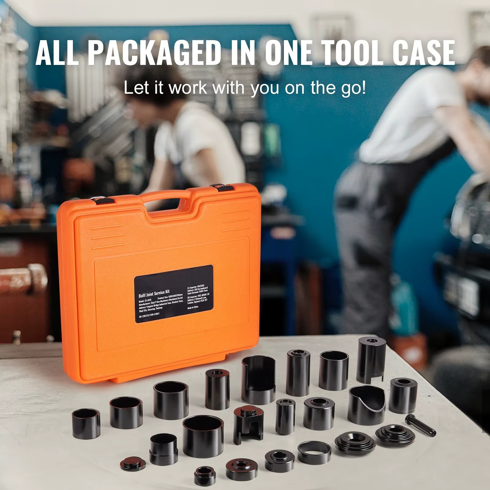 Ball Joint Press Kit 25 pcs Tool C-Press Removal Installation Heavy Duty Repair