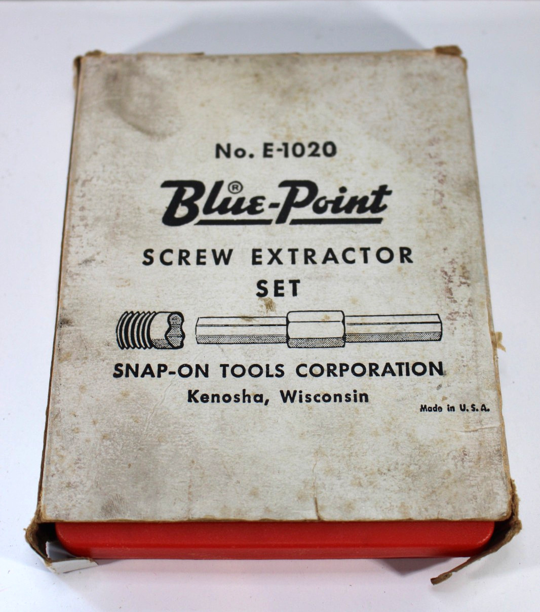 SNAP ON Tools E1020 Blue-Point Screw Extractor 26 pc. Set, Mixed w/Rigid