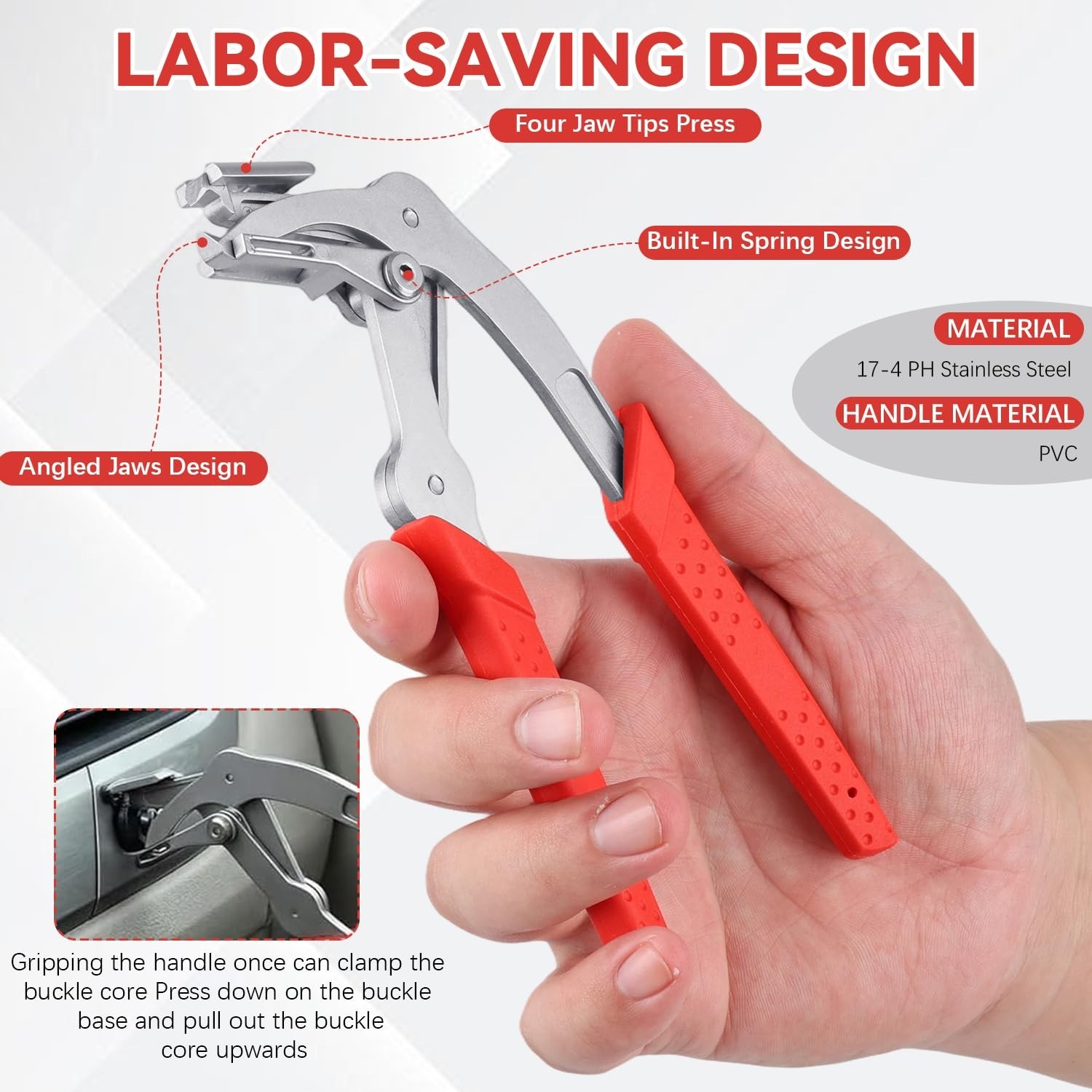 Upgraded Auto Panel Clip Removal Pliers – Professional Tool for Plastic Fastener