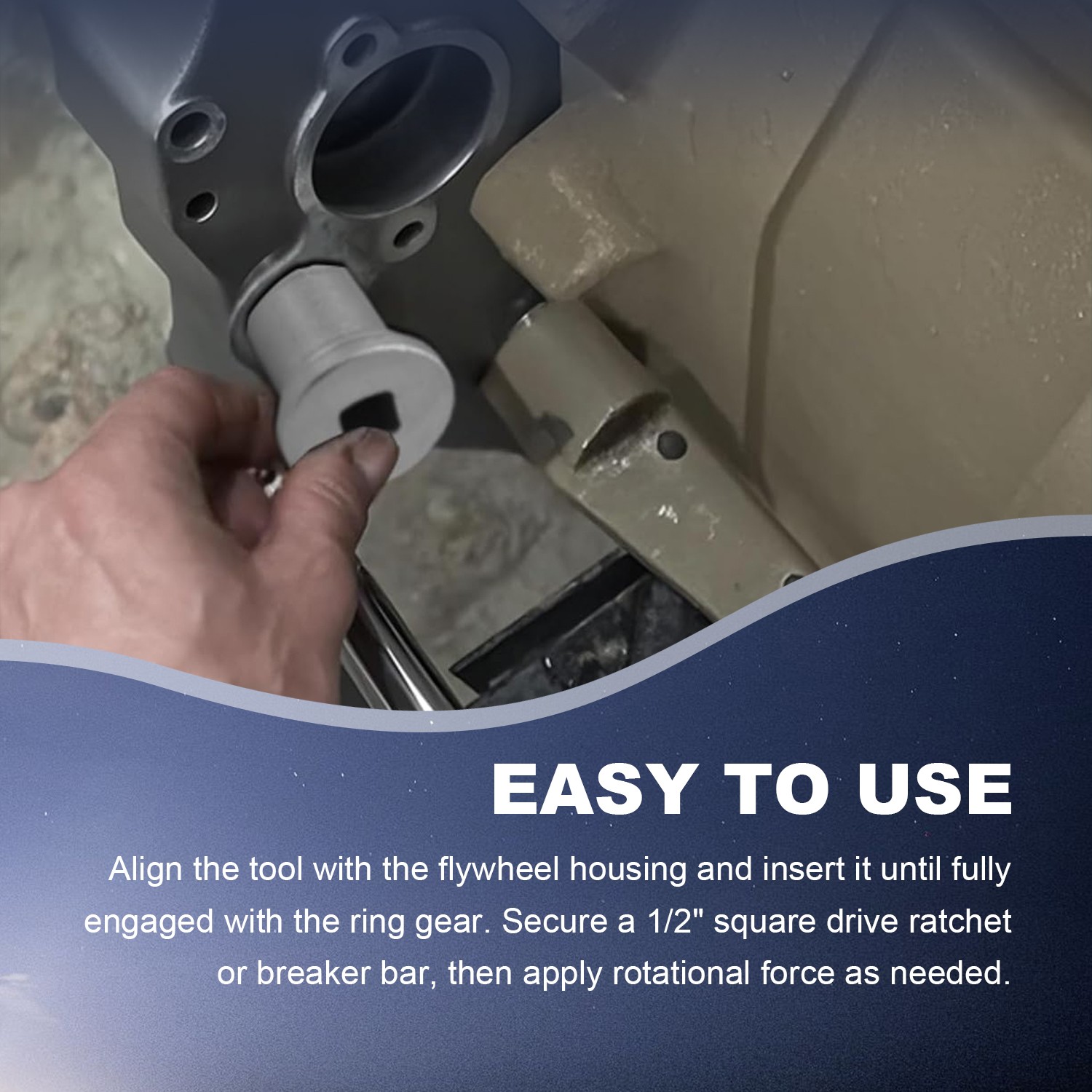 Upgraded Engine Barring Tool Fits for Cummins B & C 5.9L Series Diesel Engines