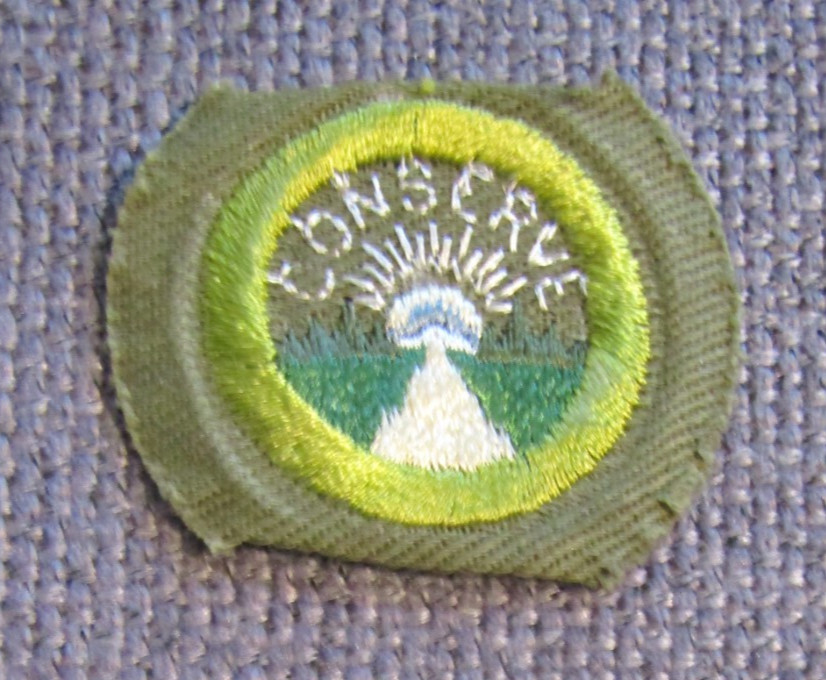 1937-1961 Boy Scouts of America Khaki Narrow Crimped Merit Badge