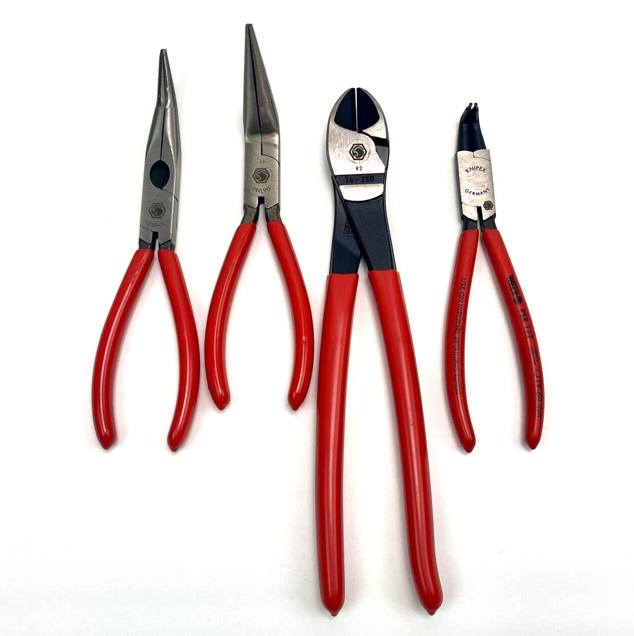 4 Matco Tools Knipex Angled Needle Nose Snap Ring Bent Diagonal Cutter Pliers S
