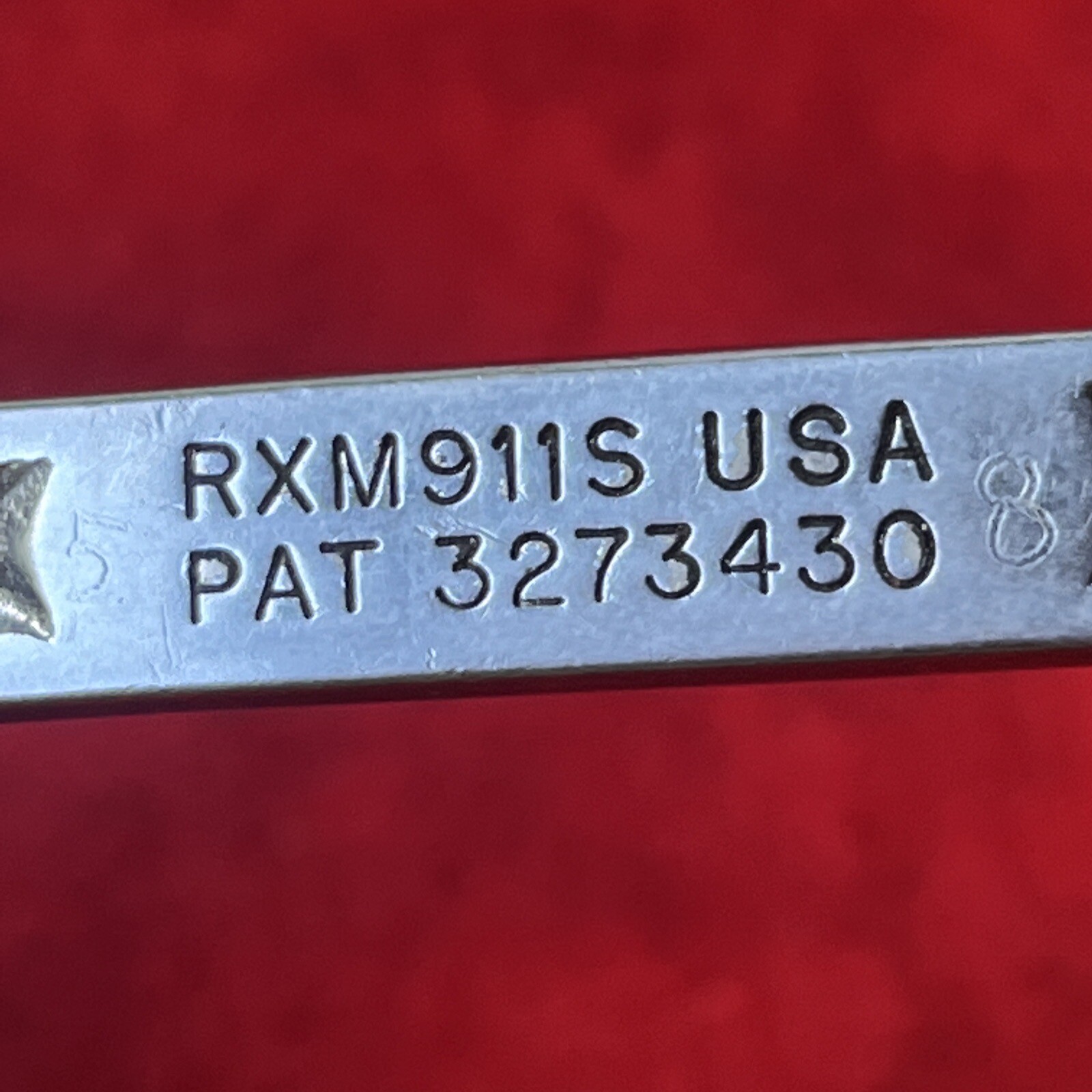 Snap-on Tools USA 9mm X 11mm 6 Point Flare Nut Line Wrench RXM911S (k16)