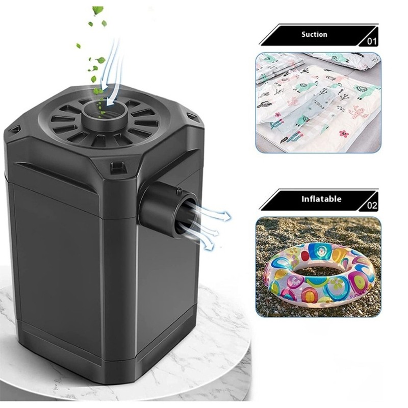 5200mAh Battery Rechargeable Air Pumps Inflates Deflates Camping Mattress Tents