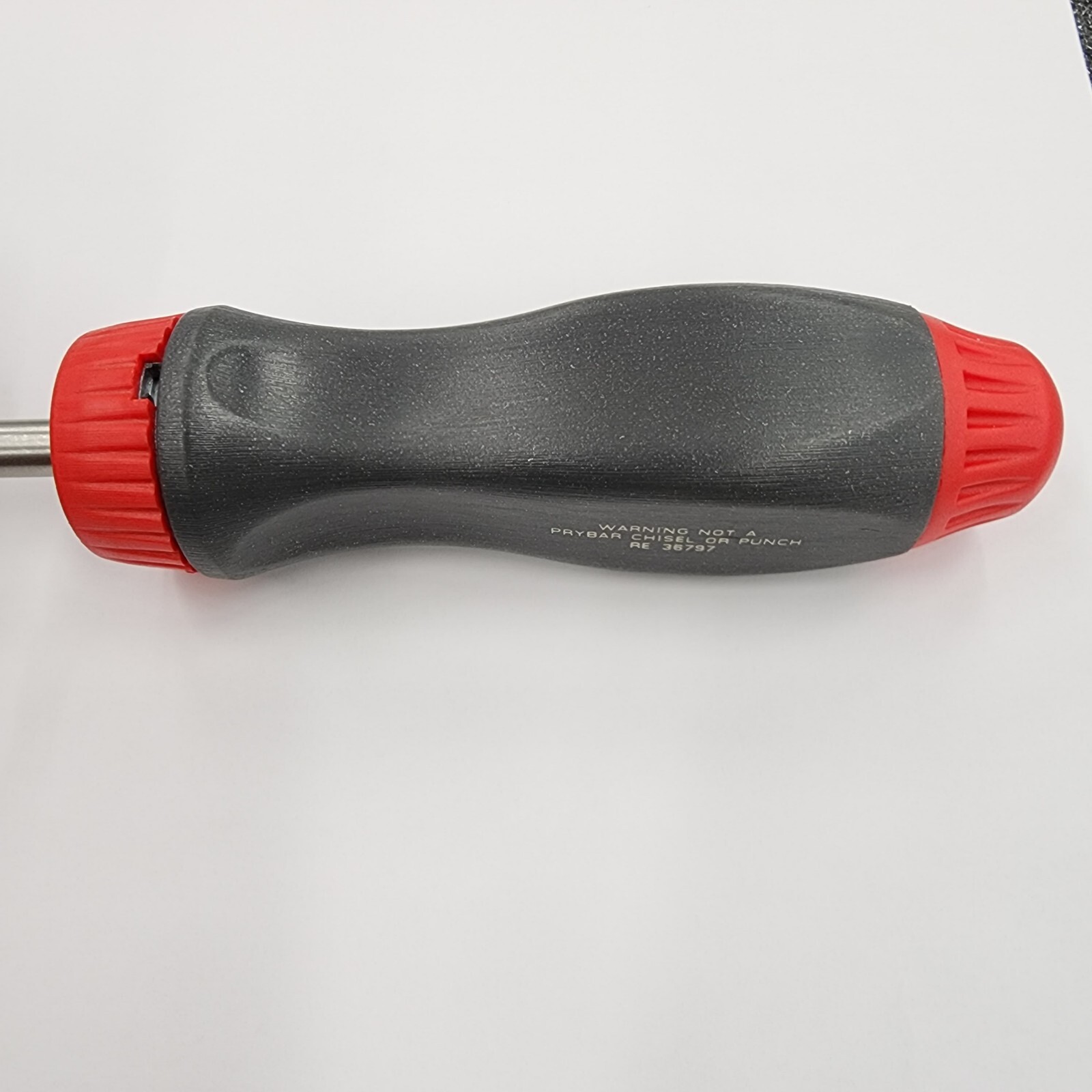 Snap-on Tools USA RARE DARK TITANIUM & RED Ratcheting Screwdriver SSDMR4BDT